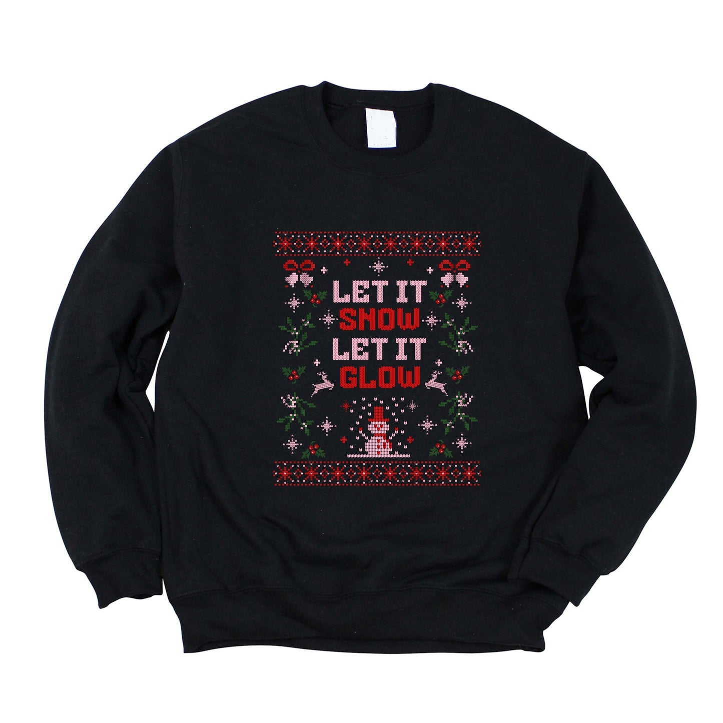 Let It Glow -  Womens Graphic Sweatshirt