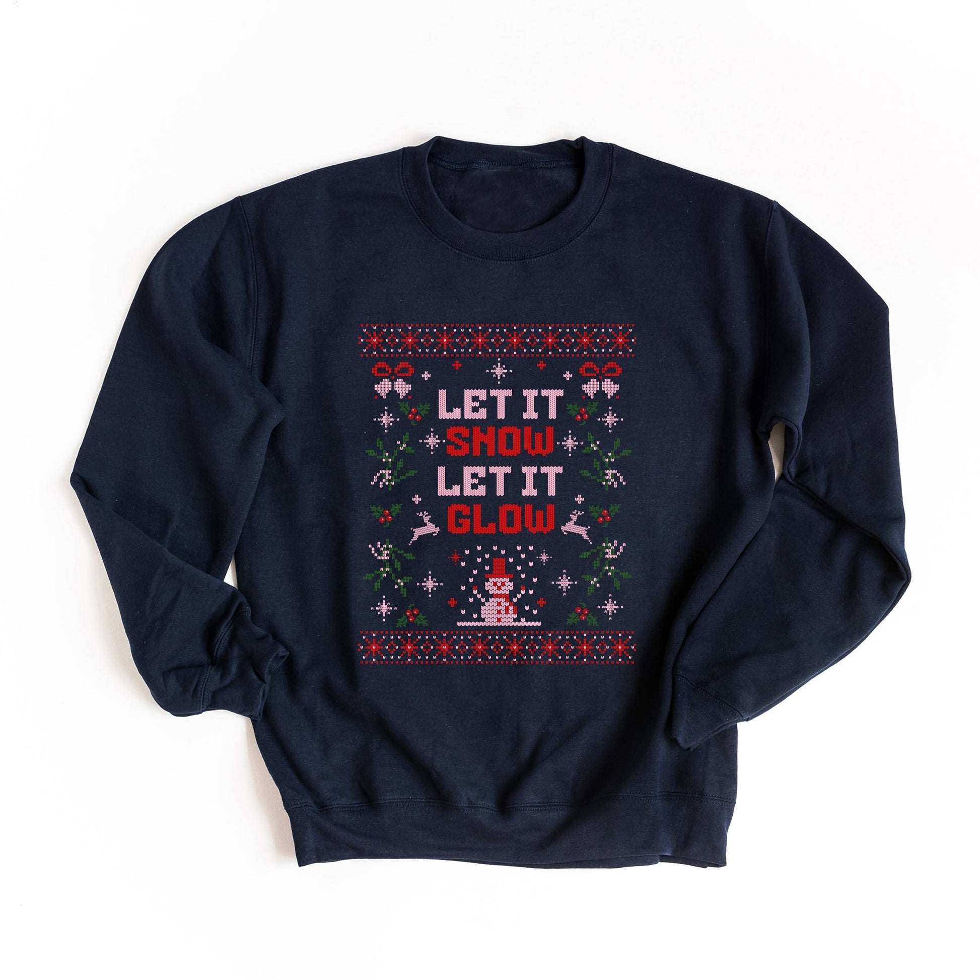 Let It Glow -  Womens Graphic Sweatshirt