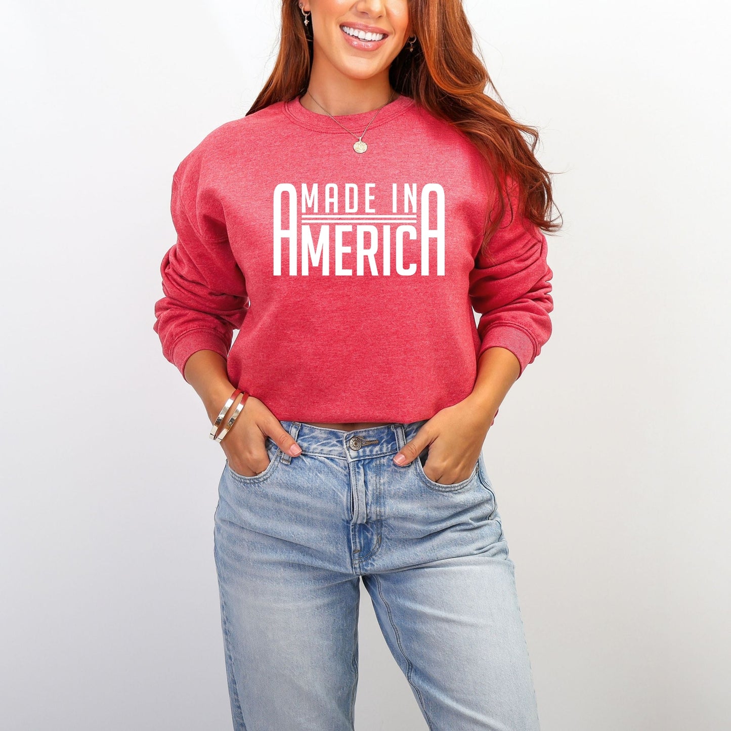 22429W_F-SWT Heather Red