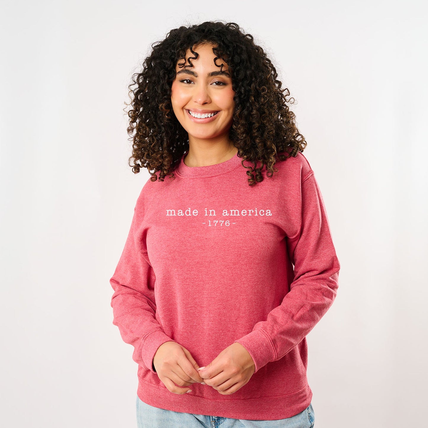 22433W_F-SWT Heather Red