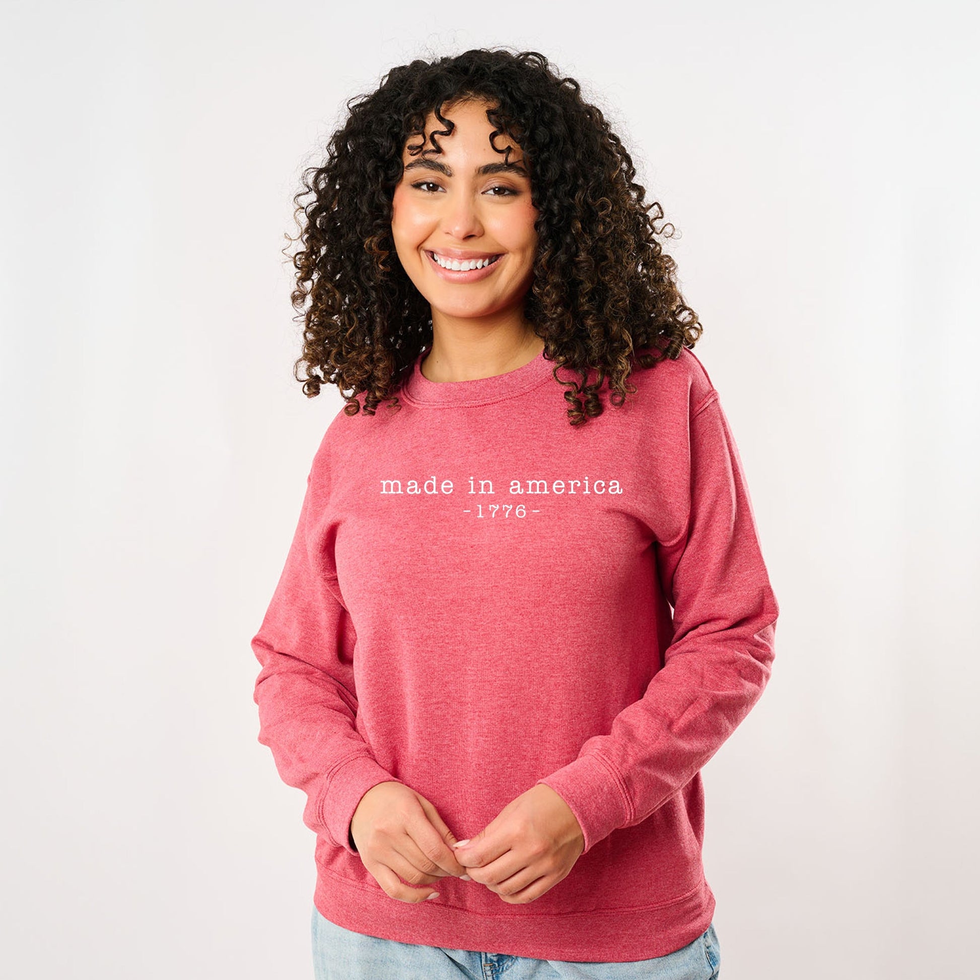 22433W_F-SWT Heather Red