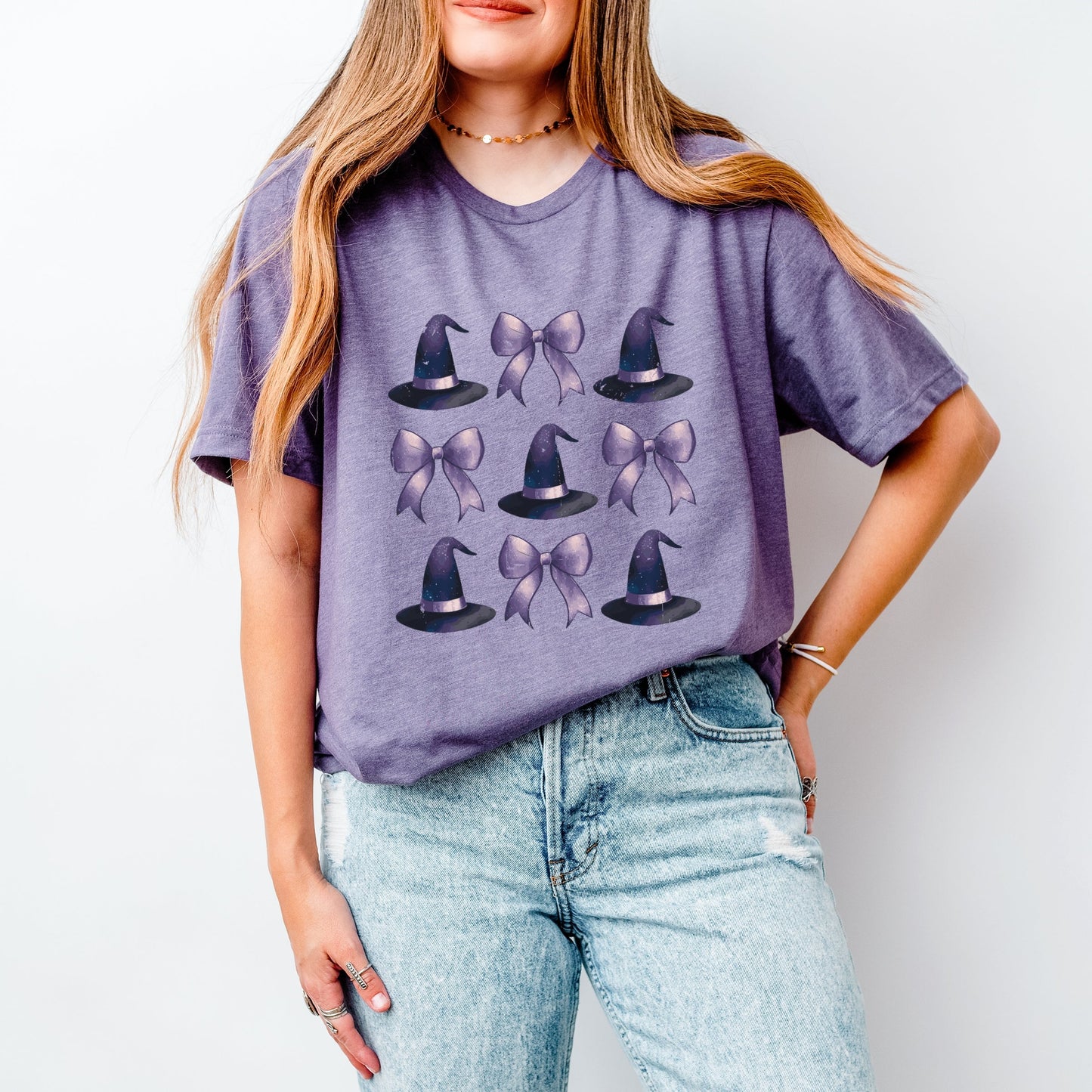 Coquette Witch Hat Collage - Women's Short Sleeve Graphic T-Shirt