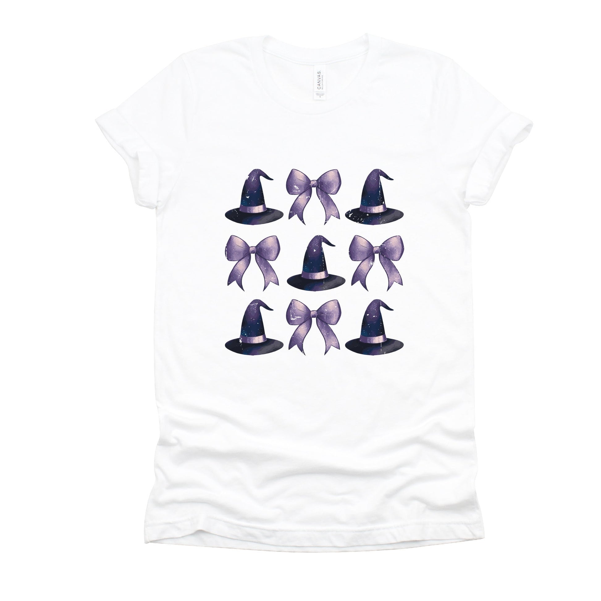 Coquette Witch Hat Collage - Women's Short Sleeve Graphic T-Shirt
