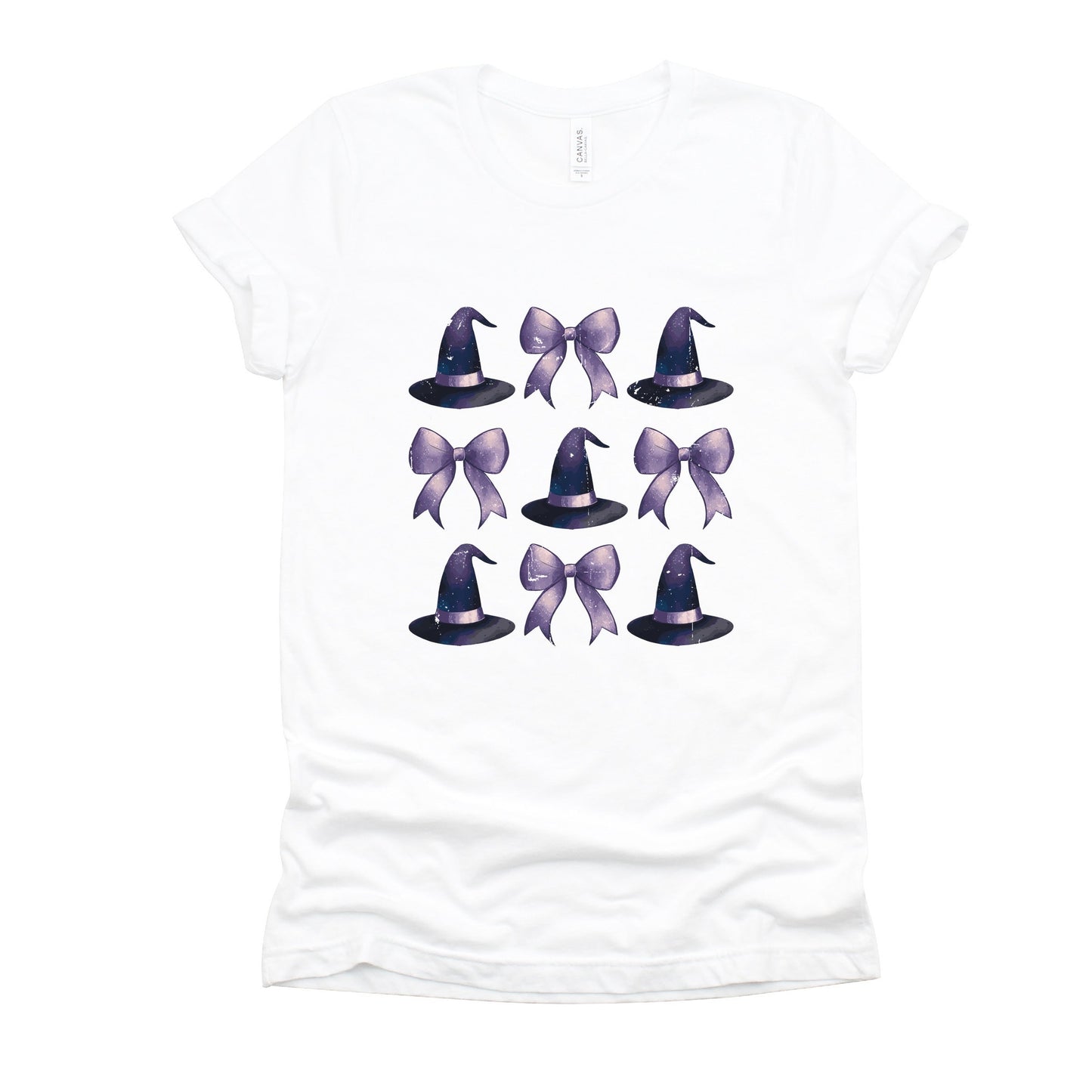 Coquette Witch Hat Collage - Women's Short Sleeve Graphic T-Shirt