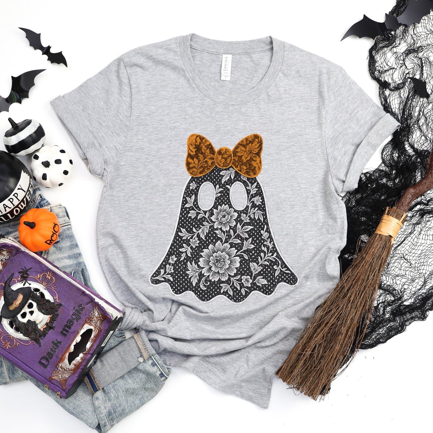 Lace Ghost - Women's Short Sleeve Graphic T-Shirt