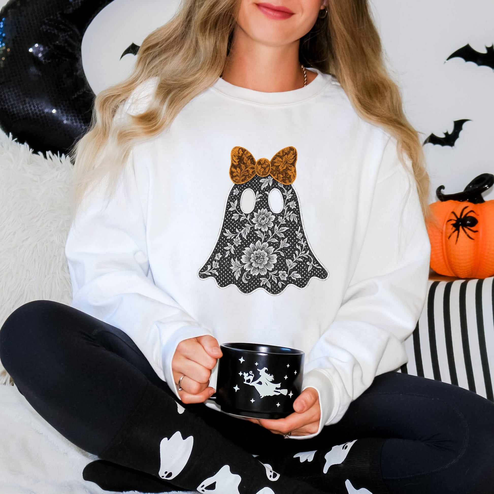 Lace Ghost - Women's Graphic Sweatshirt