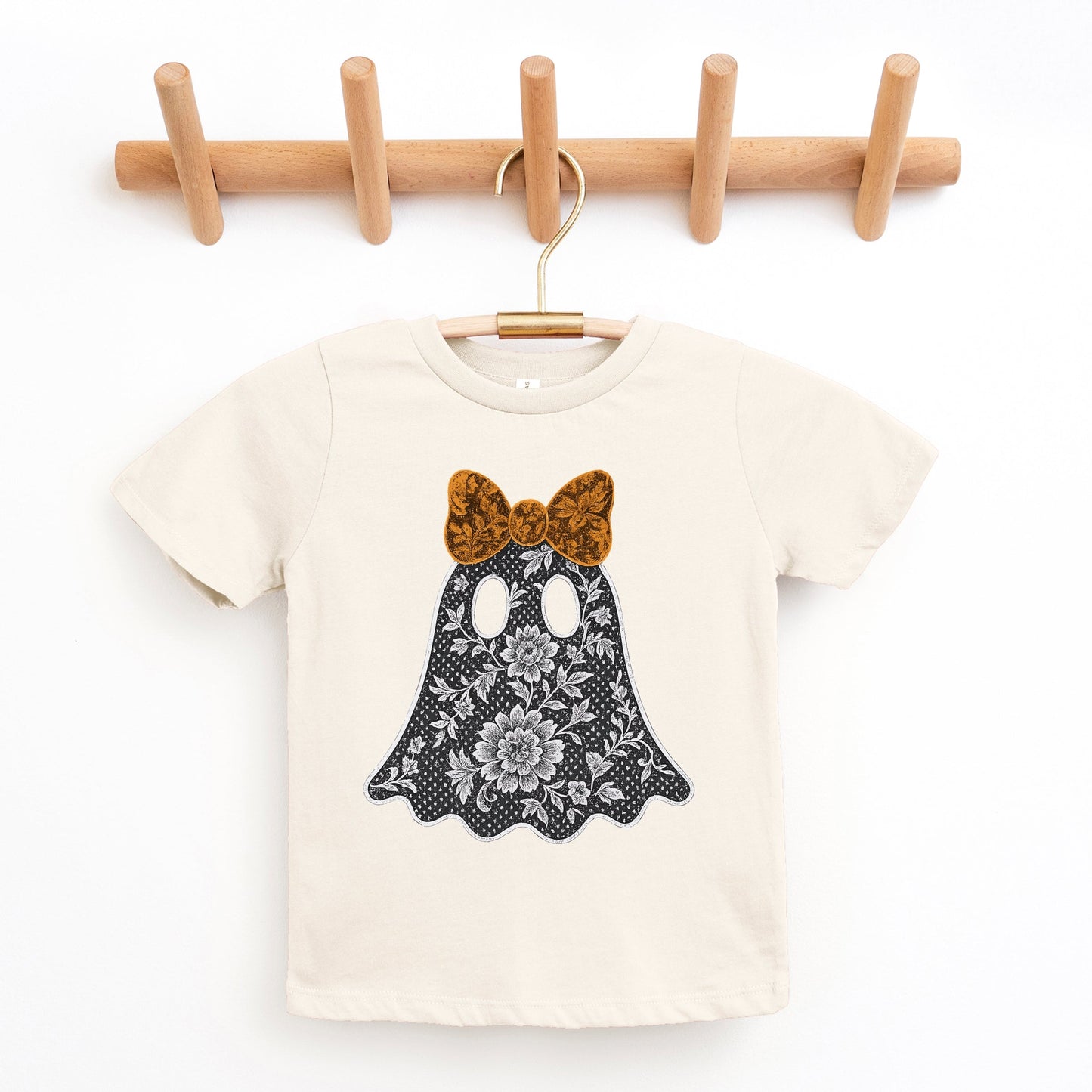 Lace Ghost - Youth Short Sleeve Graphic T-Shirt and Toddler Short Sleeve Graphic T-Shirt
