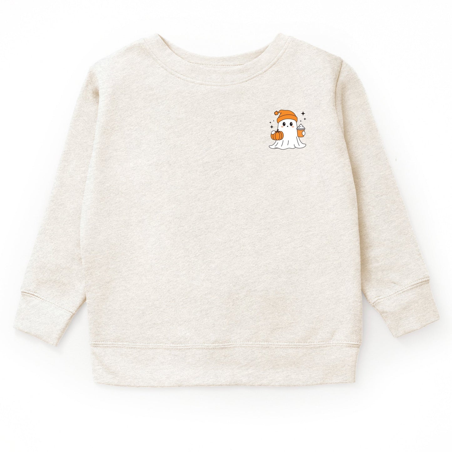 Ghost Pumpkin Spice Sparkle - Toddler Graphic Sweatshirt and Youth Graphic Sweatshirt