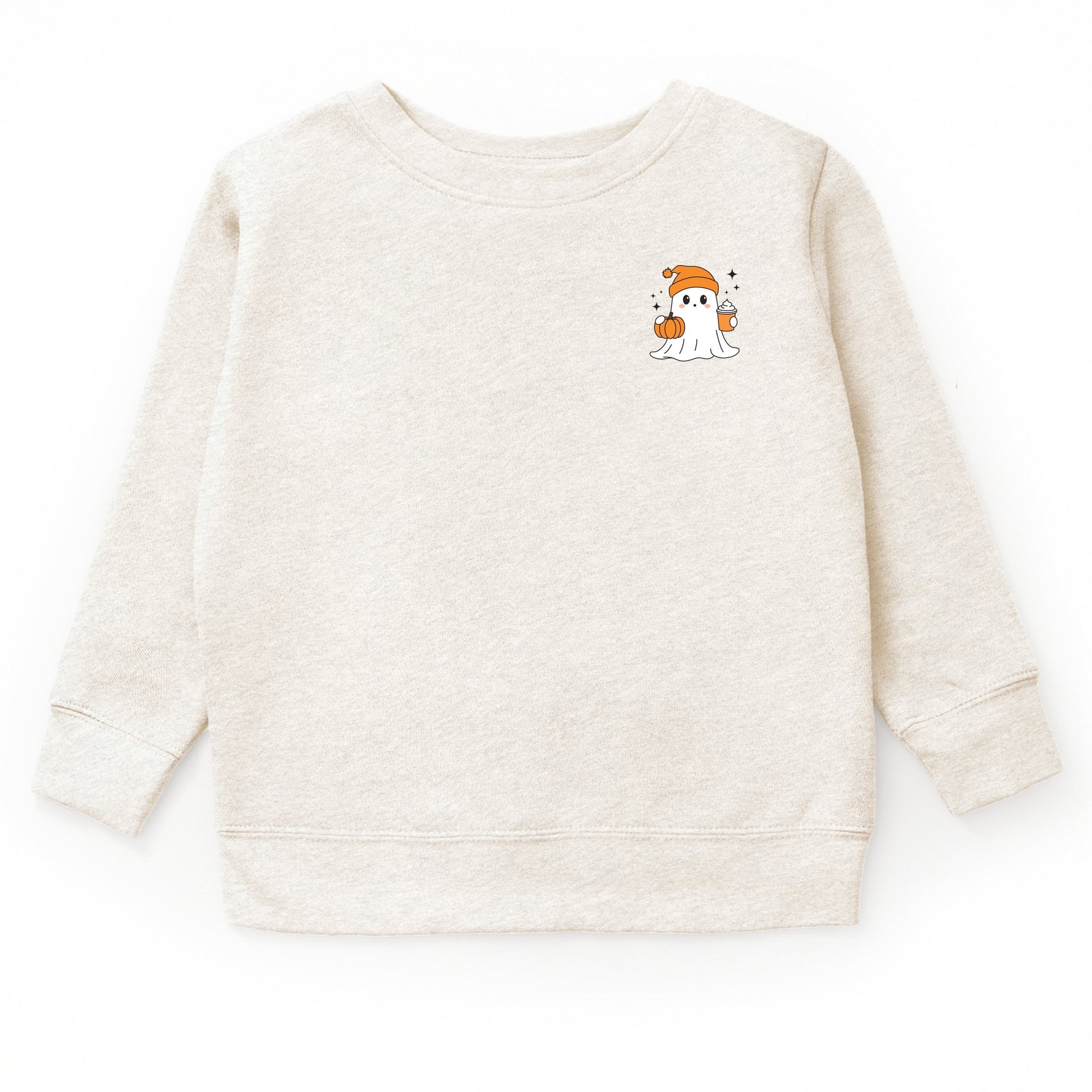 Ghost Pumpkin Spice Sparkle - Toddler Graphic Sweatshirt and Youth Graphic Sweatshirt