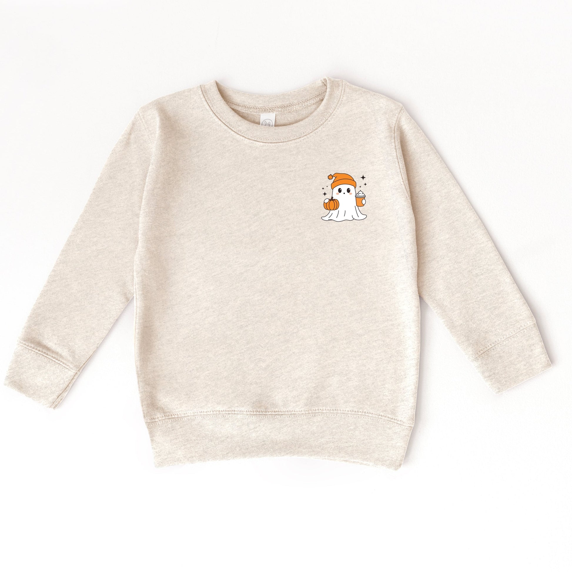 Ghost Pumpkin Spice Sparkle - Toddler Graphic Sweatshirt and Youth Graphic Sweatshirt