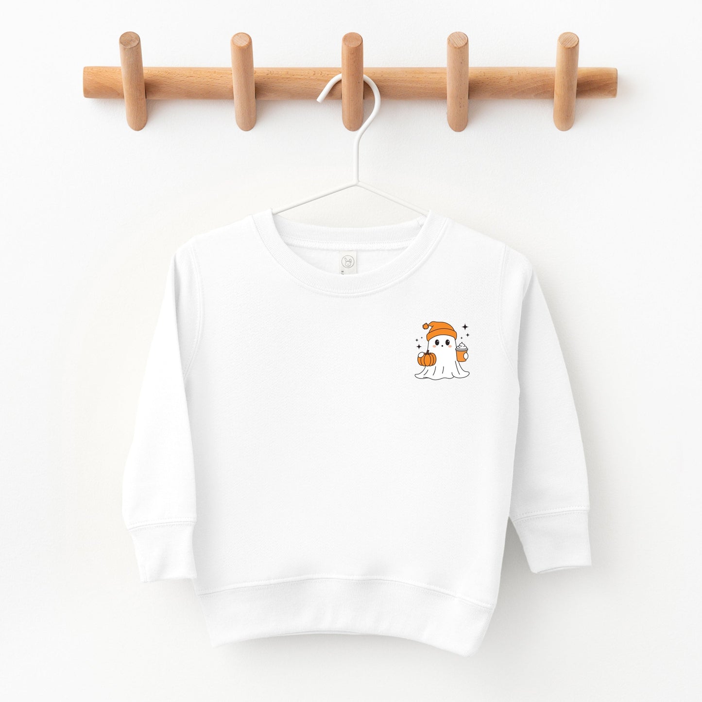 Ghost Pumpkin Spice Sparkle - Toddler Graphic Sweatshirt and Youth Graphic Sweatshirt