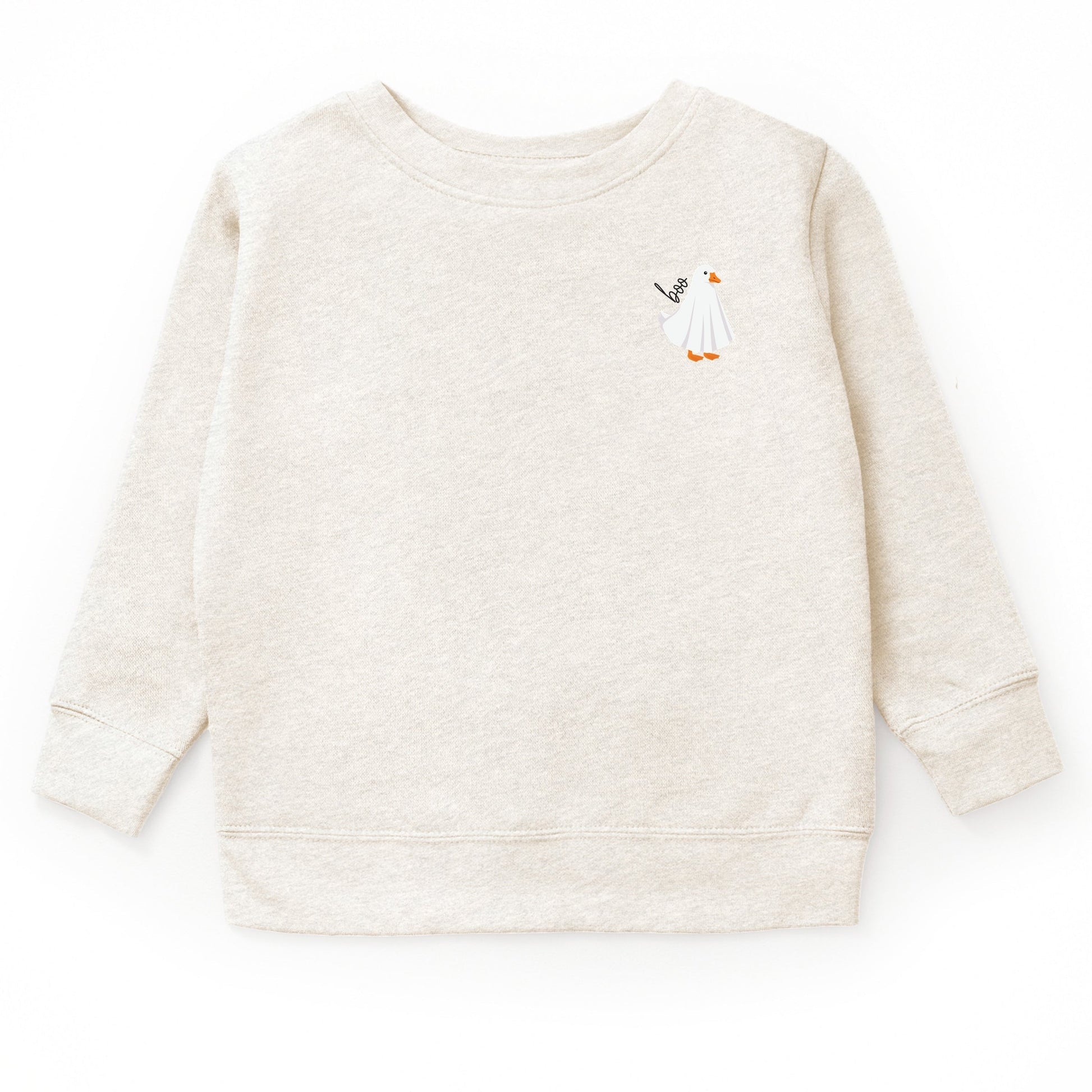Boo Ghost Goose - Toddler Graphic Sweatshirt and Youth Graphic Sweatshirt