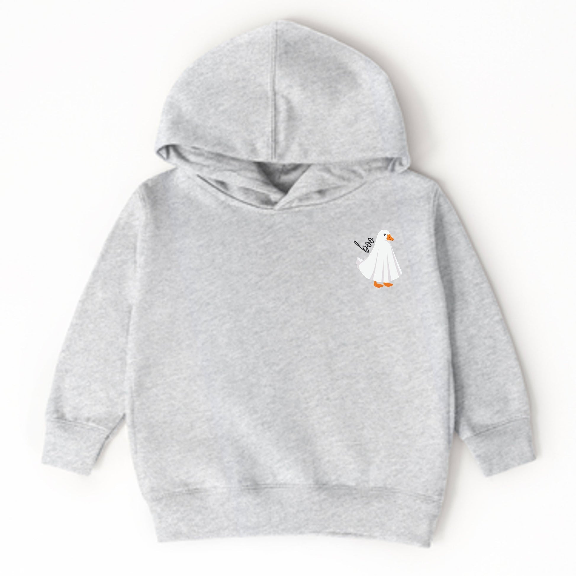 Boo Ghost Goose - Toddler Hoodie and Youth Graphic Hoodie