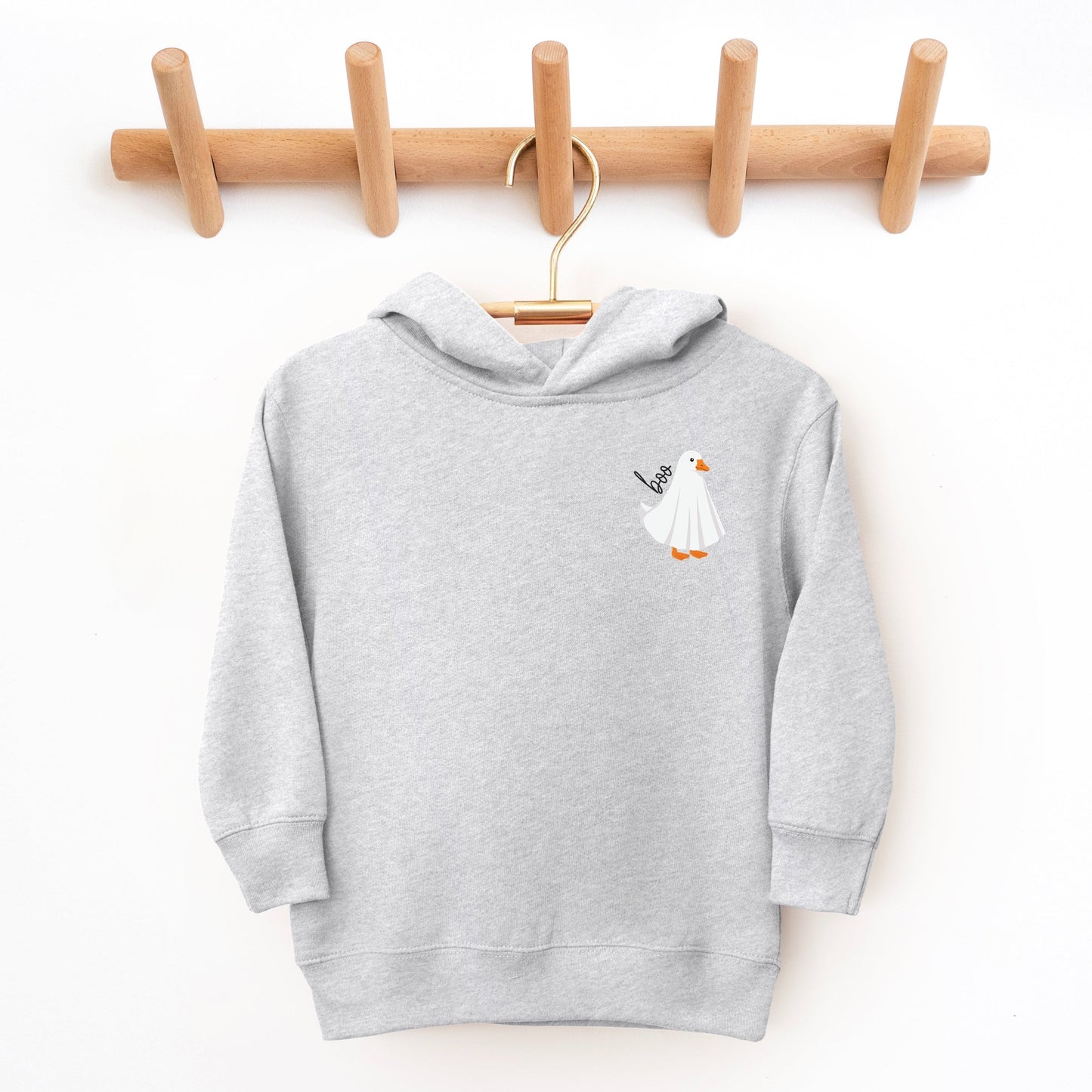 Boo Ghost Goose - Toddler Hoodie and Youth Graphic Hoodie