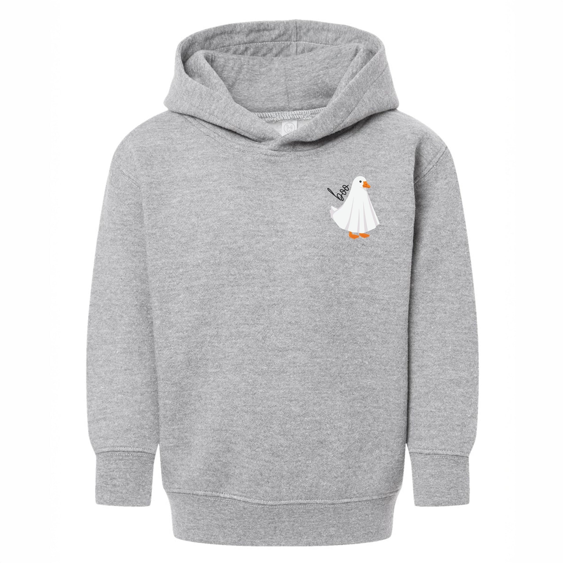 Boo Ghost Goose - Toddler Hoodie and Youth Graphic Hoodie
