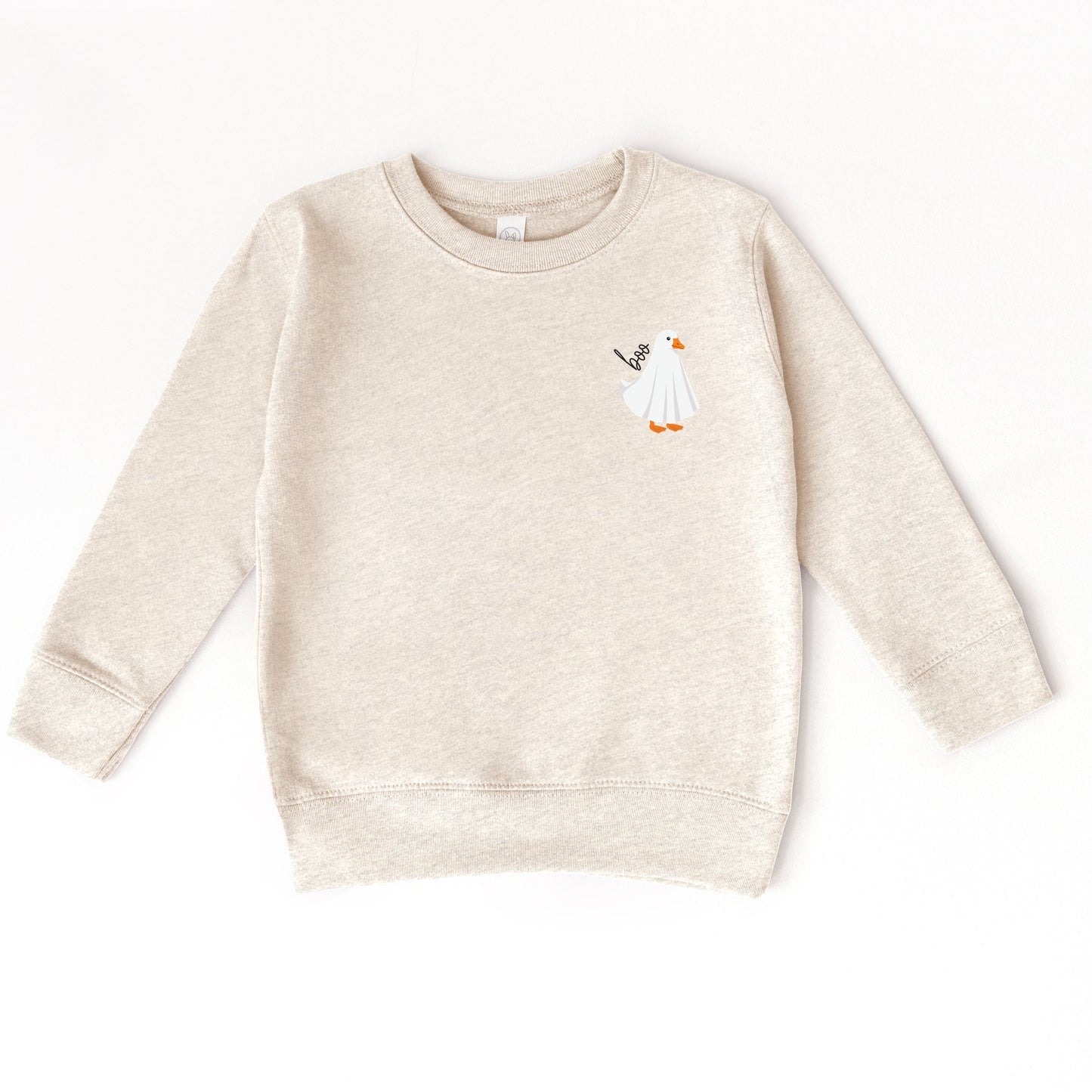 Boo Ghost Goose - Toddler Graphic Sweatshirt and Youth Graphic Sweatshirt