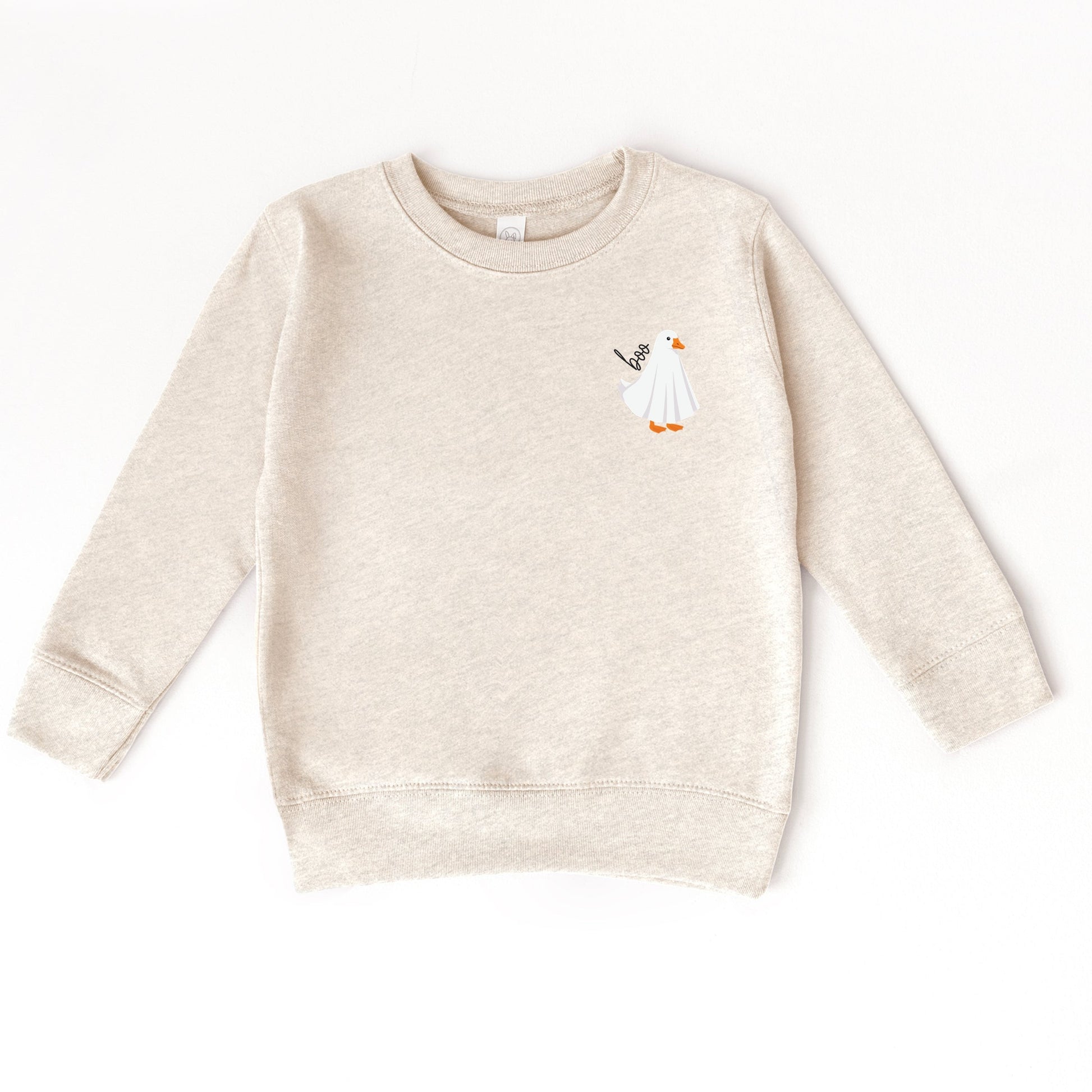 Boo Ghost Goose - Toddler Graphic Sweatshirt and Youth Graphic Sweatshirt