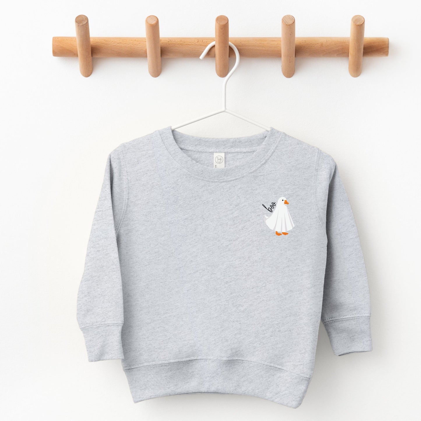 Boo Ghost Goose - Toddler Graphic Sweatshirt and Youth Graphic Sweatshirt