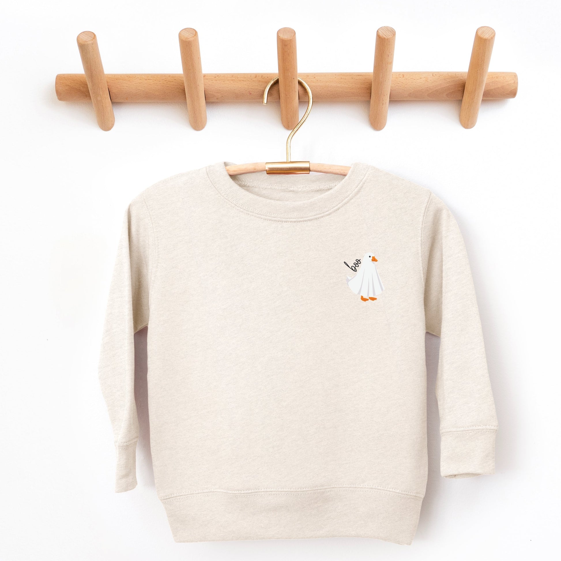 Boo Ghost Goose - Toddler Graphic Sweatshirt and Youth Graphic Sweatshirt