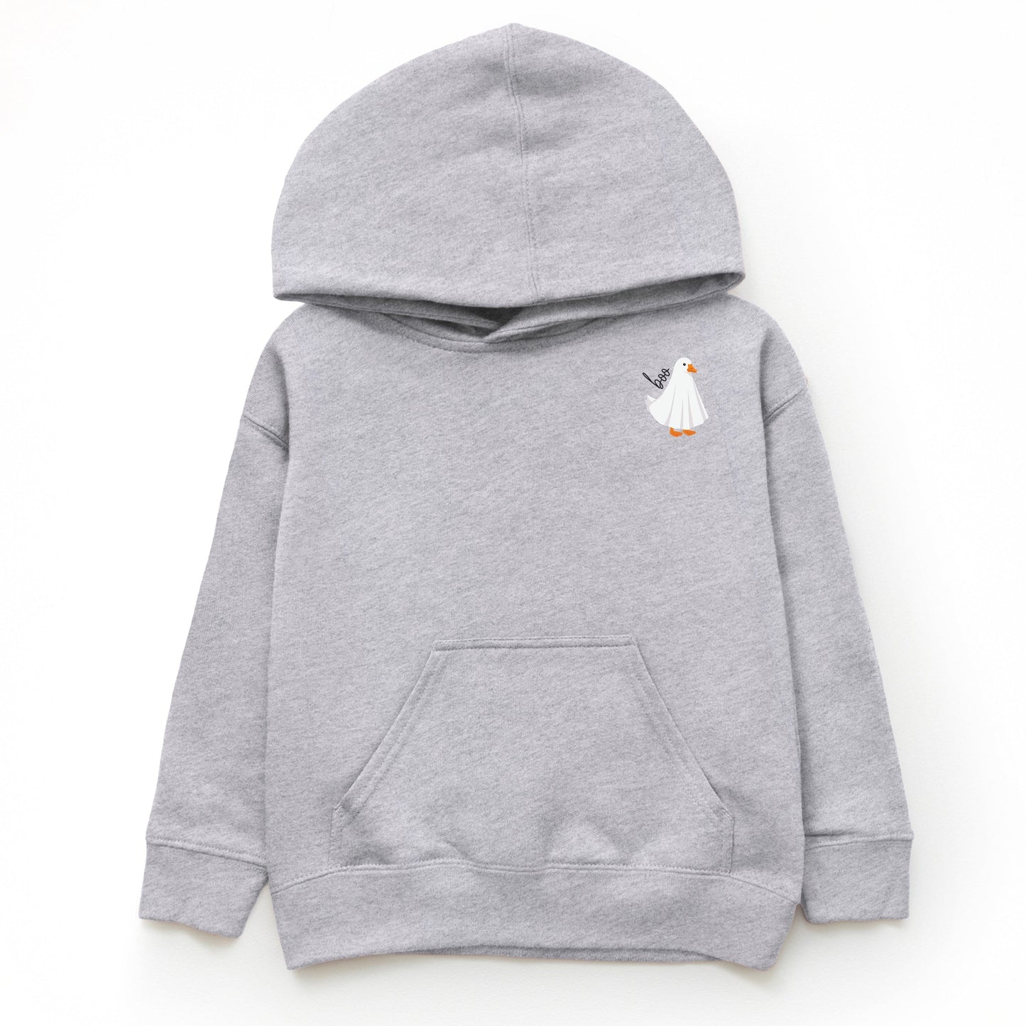 Boo Ghost Goose - Toddler Hoodie and Youth Graphic Hoodie