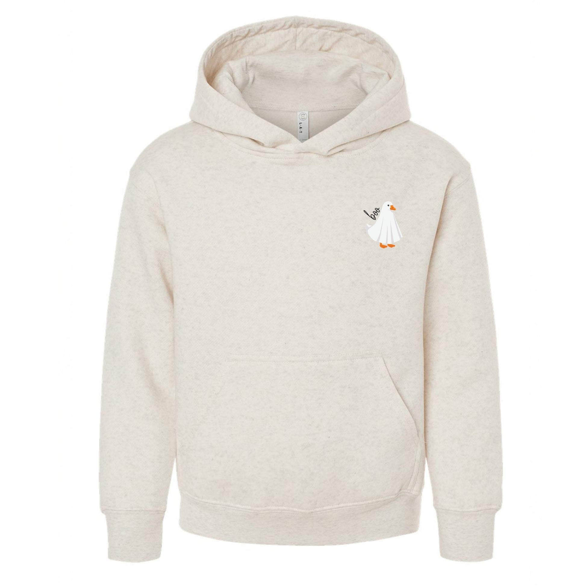 Boo Ghost Goose - Toddler Hoodie and Youth Graphic Hoodie