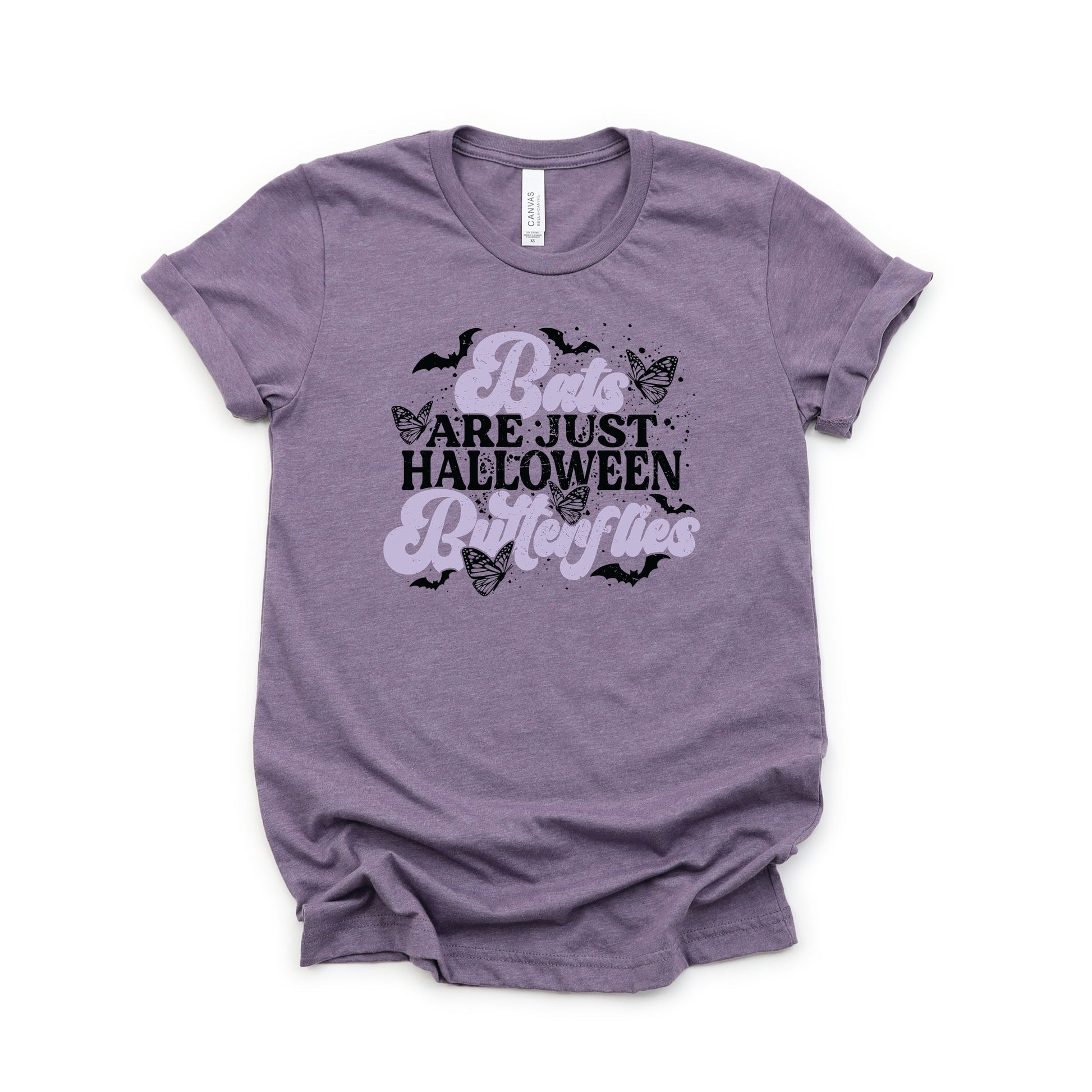 Bats Are Just Halloween Butterflies - Womens Short Sleeve Tee