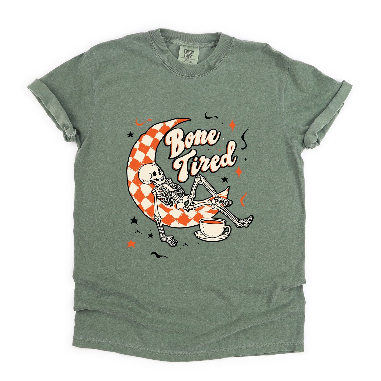 Bone Tired Moon - Women's Garment Dyed Tee