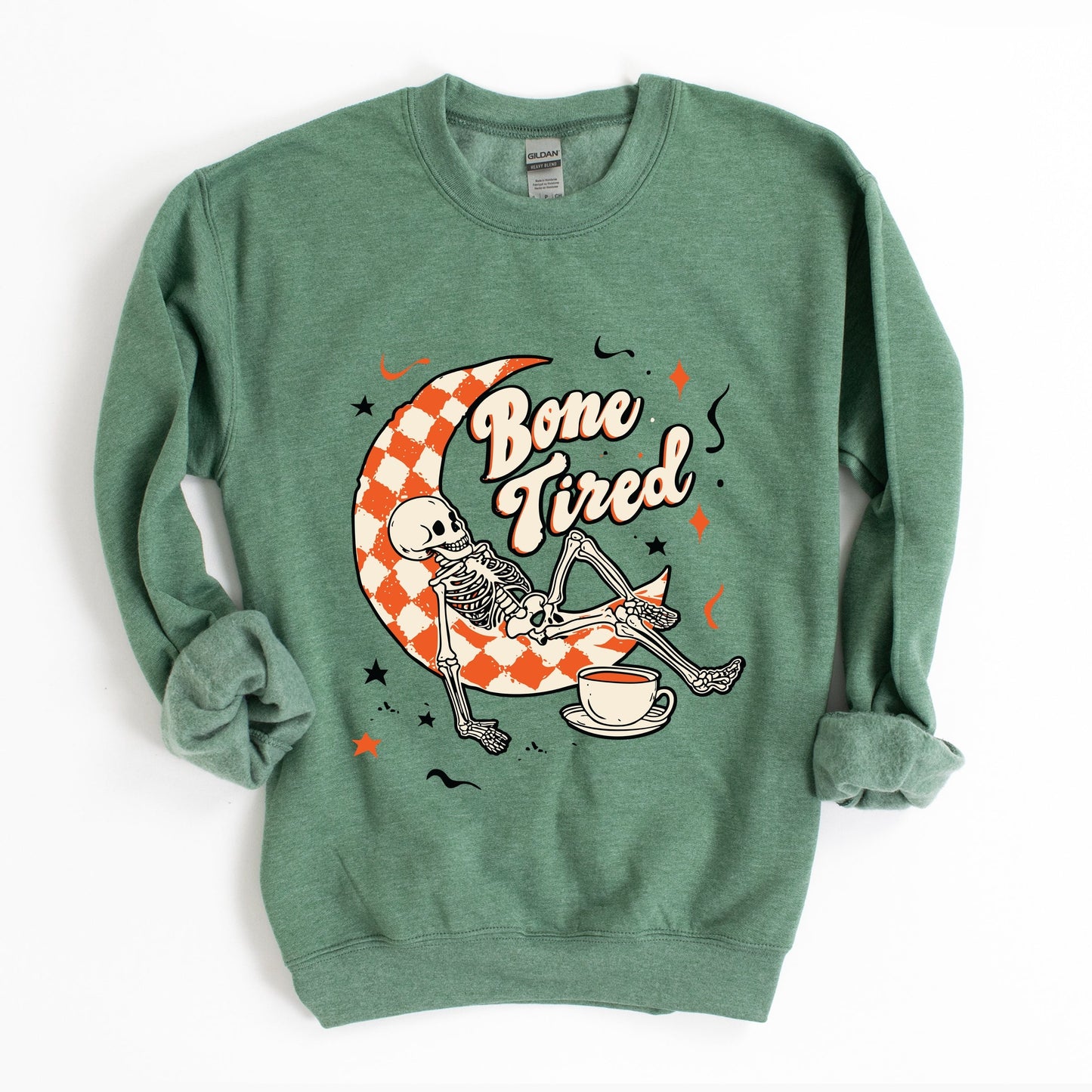 Bone Tired Moon -  Womens Sweatshirt