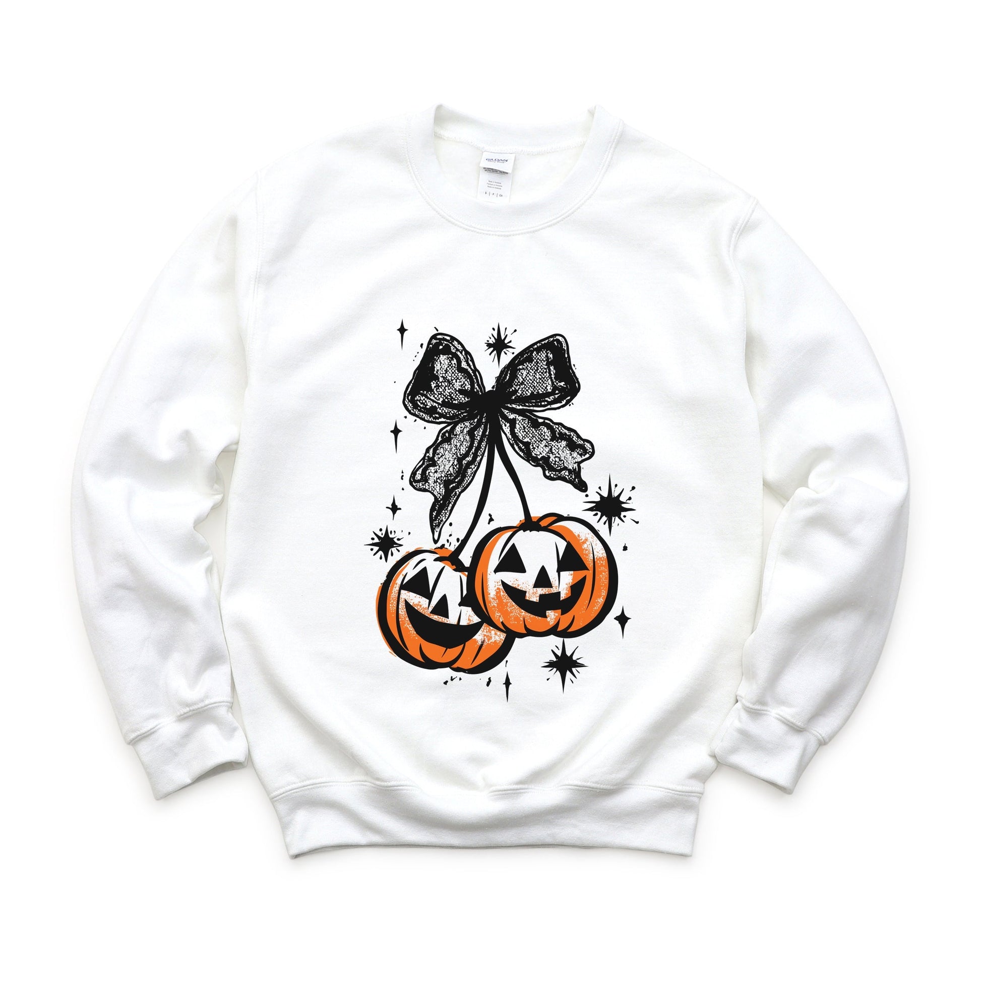 Coquette Pumpkin Cherries -  Womens Sweatshirt