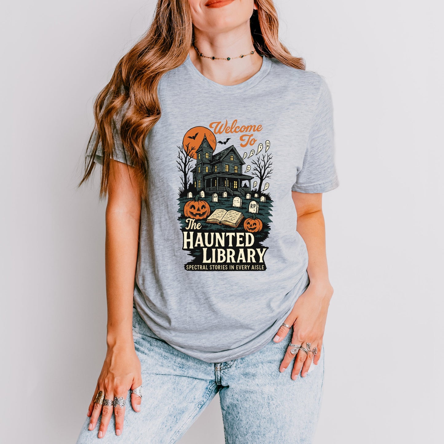 The Haunted Library - Women's Short Sleeve Tee