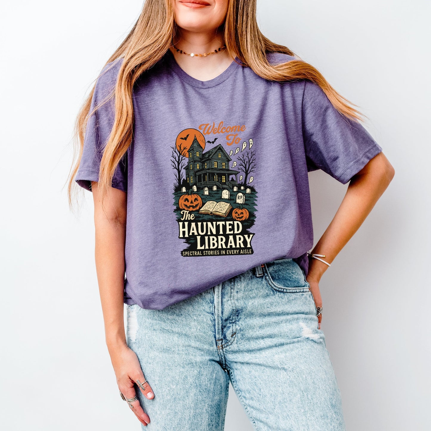 The Haunted Library - Women's Short Sleeve Tee