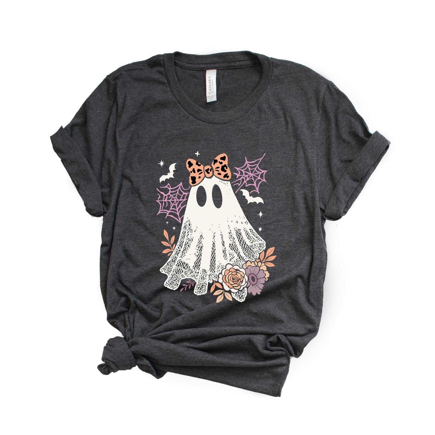 Coquette Ghost Roses  - Womens Short Sleeve Tee