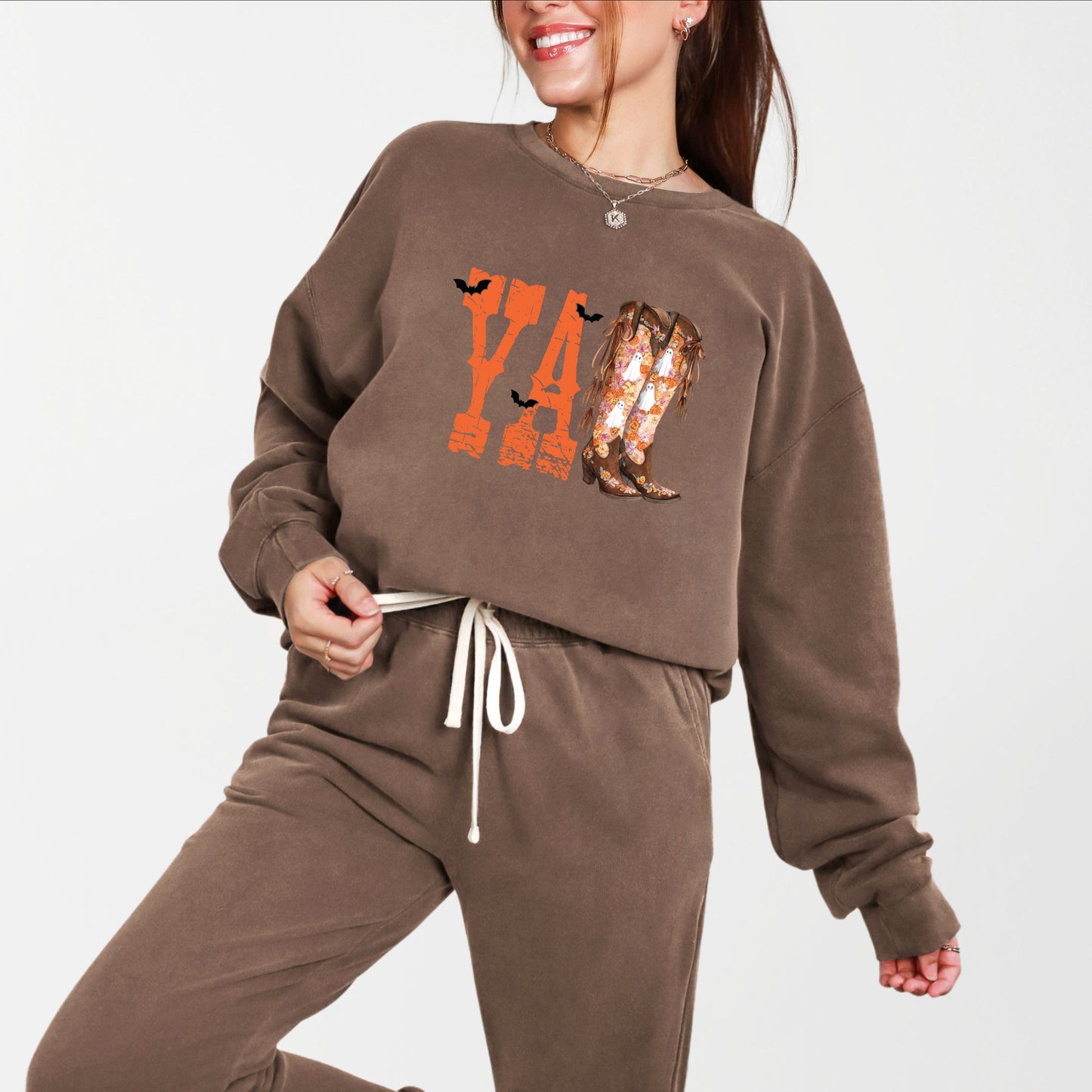 Y'all Bats - Womens Lightweight Garment Dyed Sweatshirt