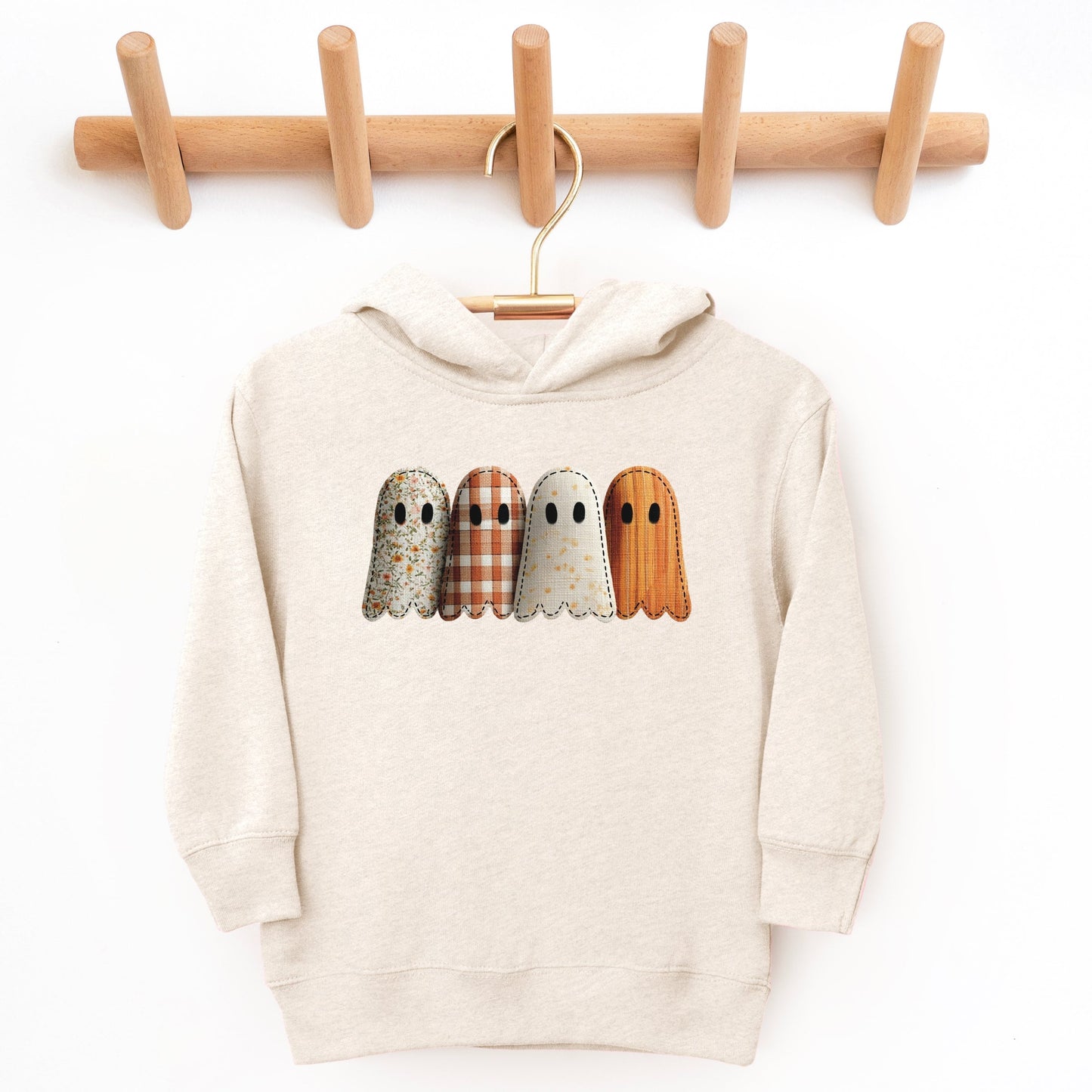 Four Ghosts Shadow Quilted Printed - Toddler Hoodie and Youth Graphic Hoodie