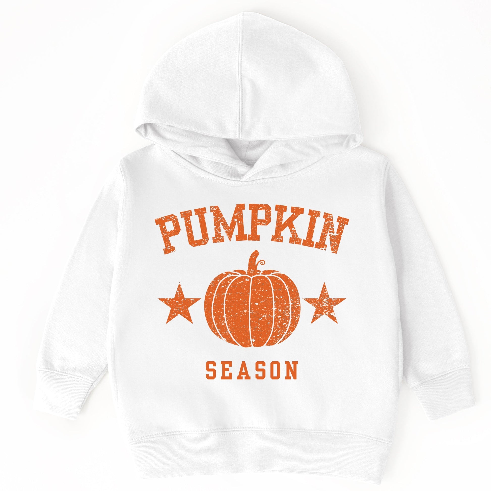 Pumpkin Season Star Distressed - Toddler Hoodie