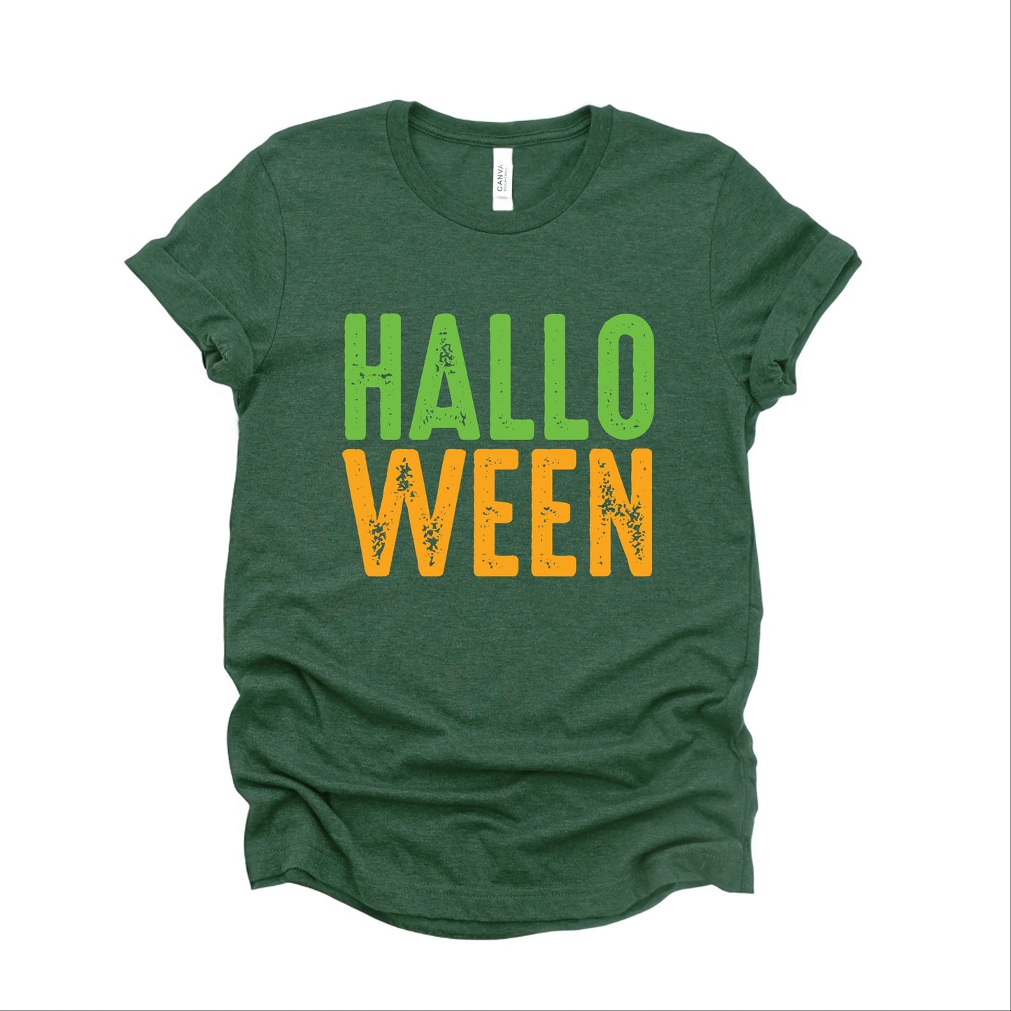 Halloween Bright Distressed - Short Sleeve Tee