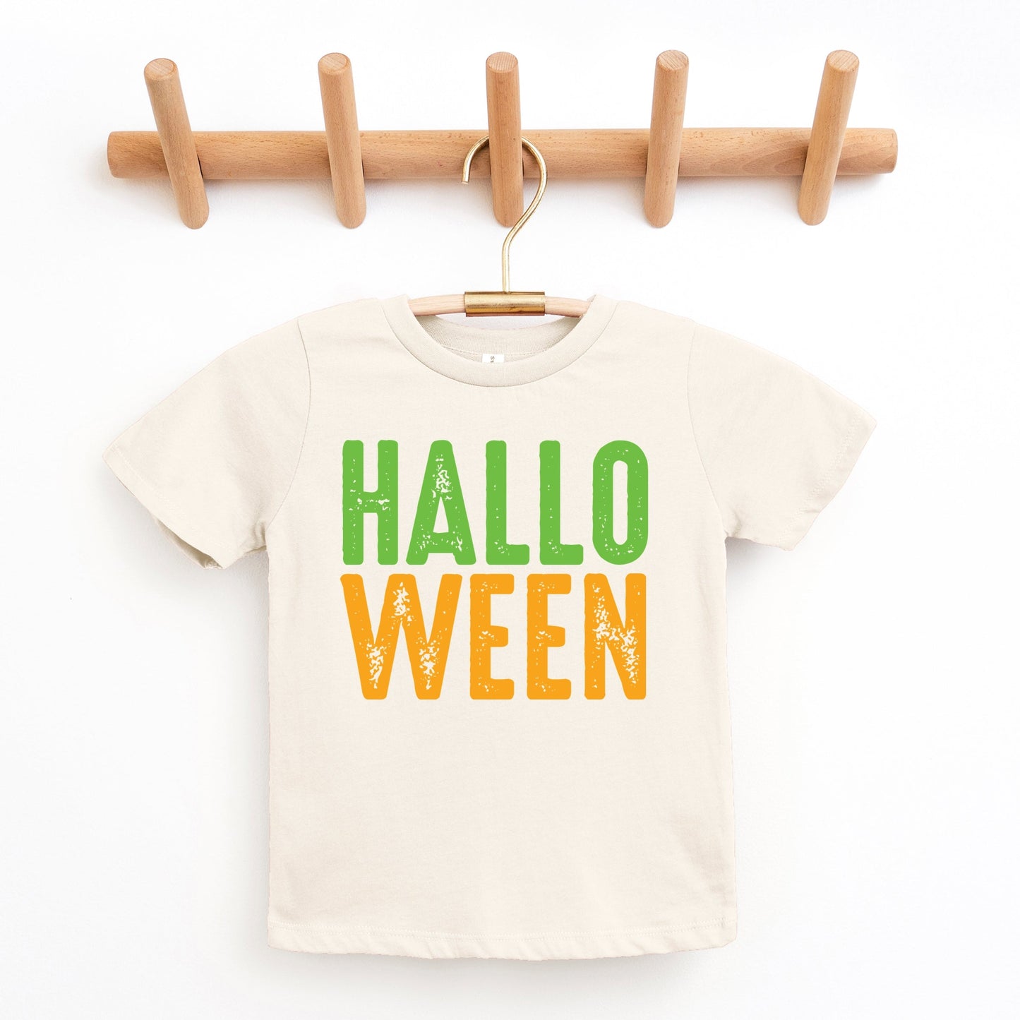 Halloween Bright Distressed - Youth Short Sleeve Graphic T-Shirt and Toddler Short Sleeve Graphic T-Shirt
