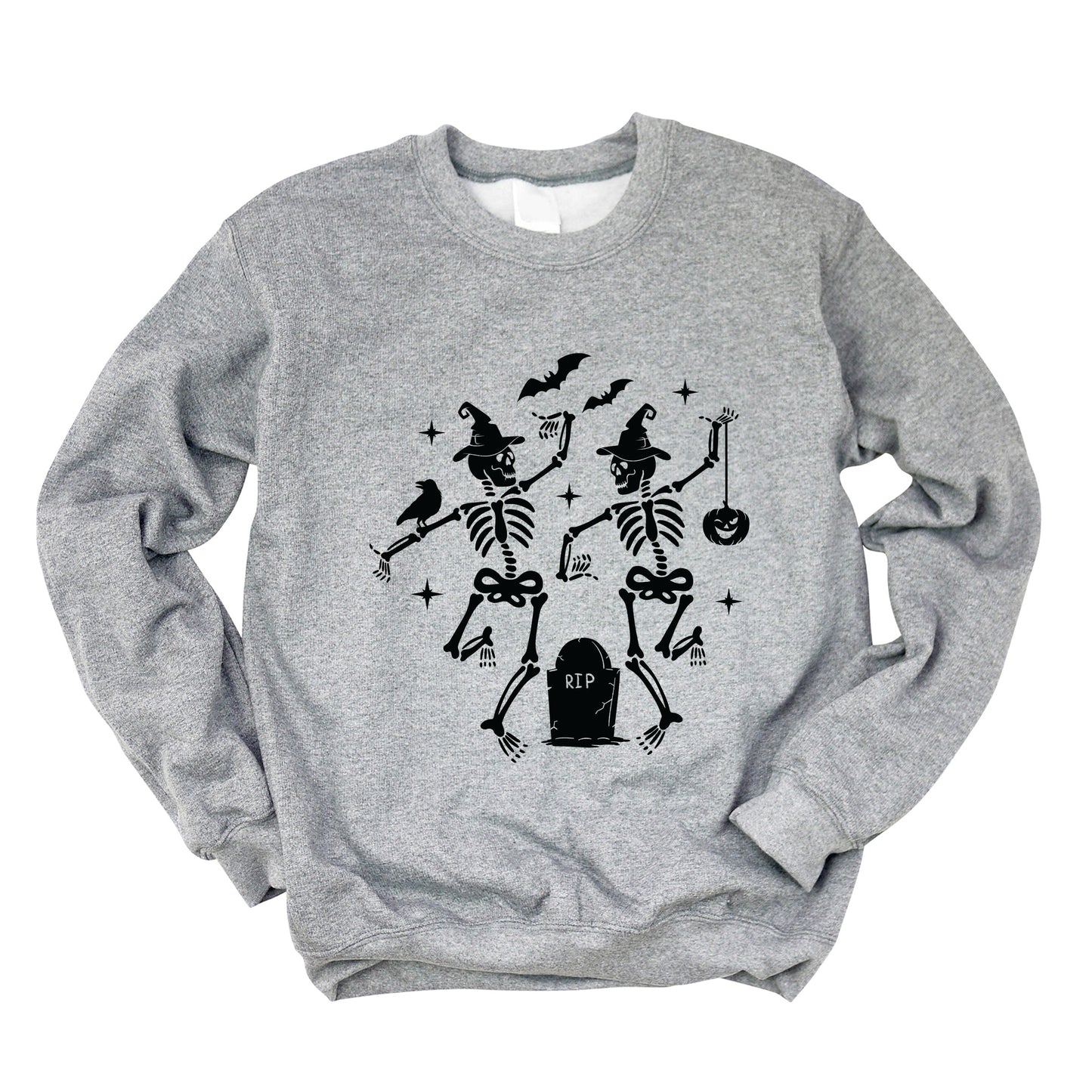Two Skeletons Dancing Grave - Sweatshirt