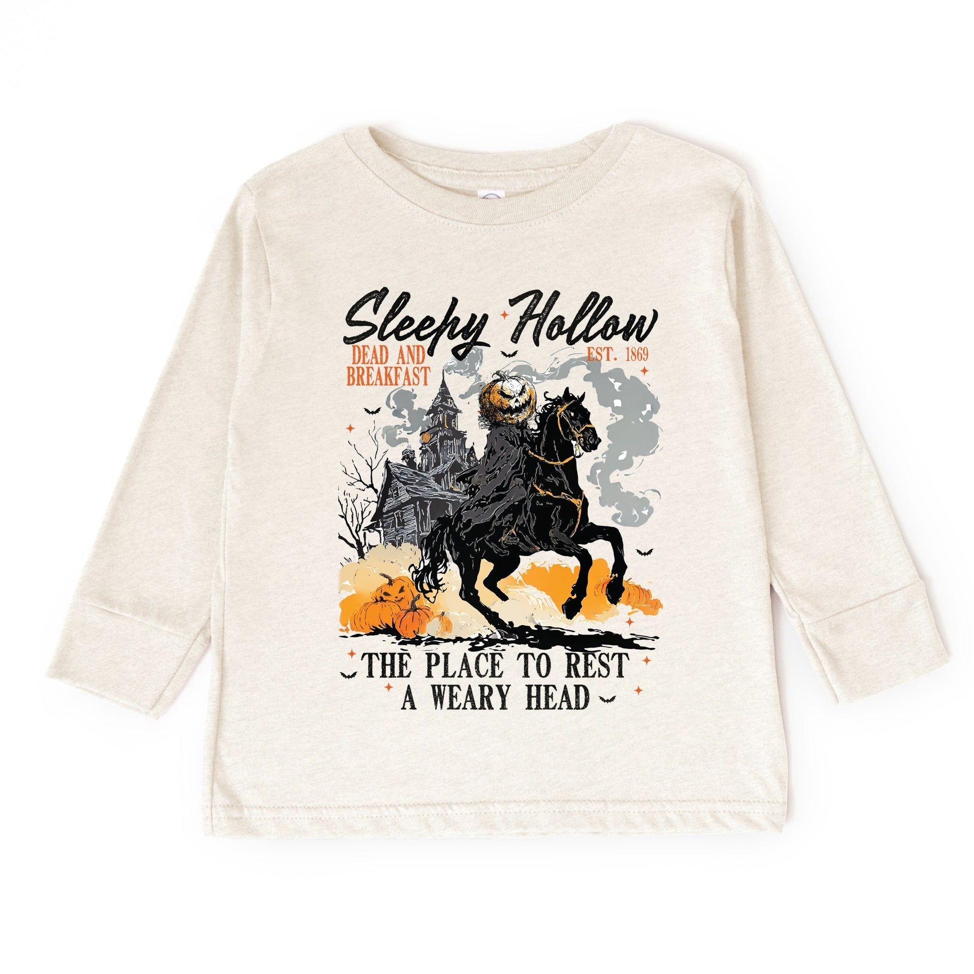 Sleepy Hollow Dead and Breakfast - Toddler Long Sleeve Graphic Tee and Youth Long Sleeve Graphic T-Shirt