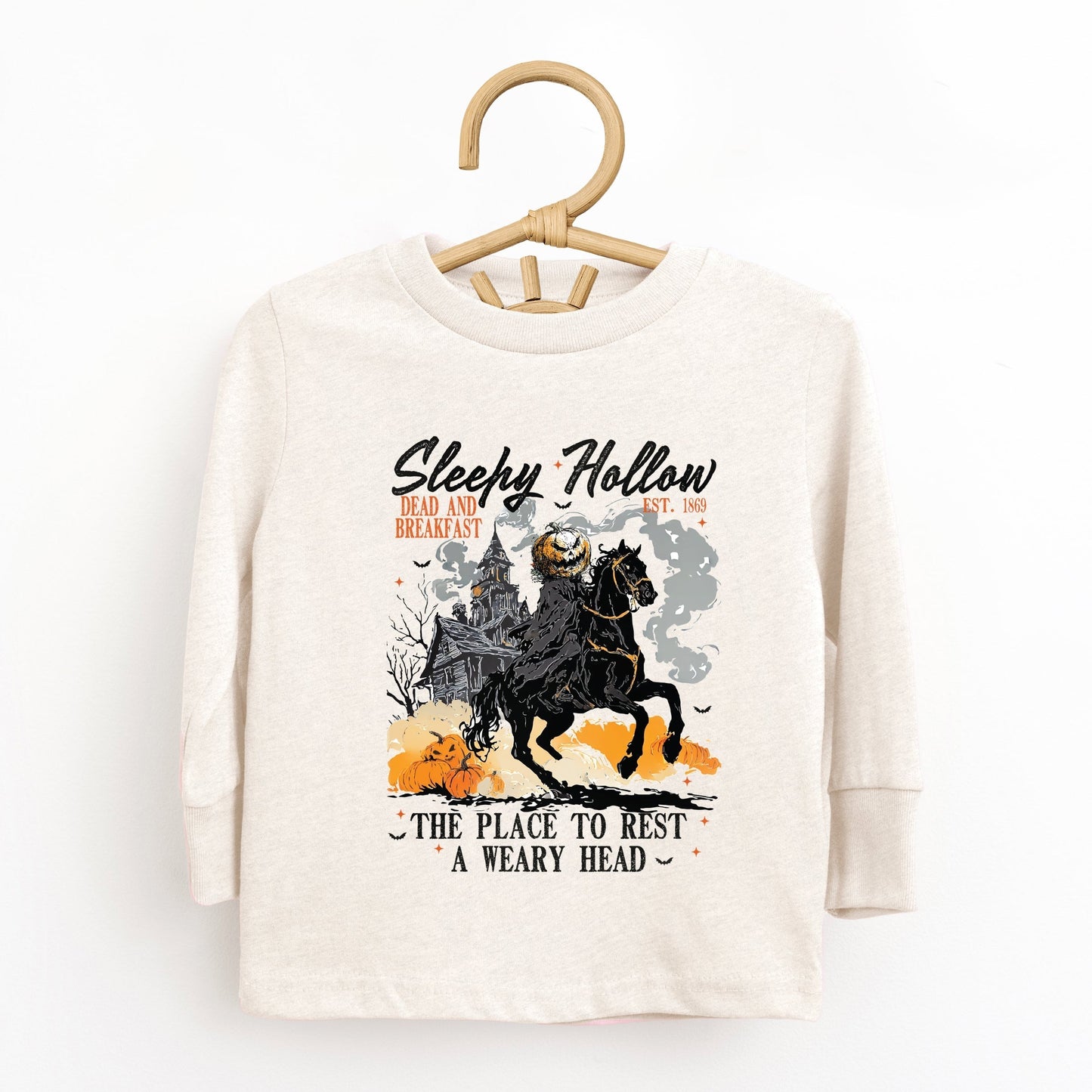 Sleepy Hollow Dead and Breakfast - Toddler Long Sleeve Graphic Tee and Youth Long Sleeve Graphic T-Shirt