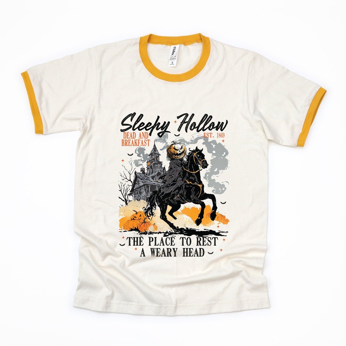 Sleepy Hollow Dead and Breakfast - Ringer Tee