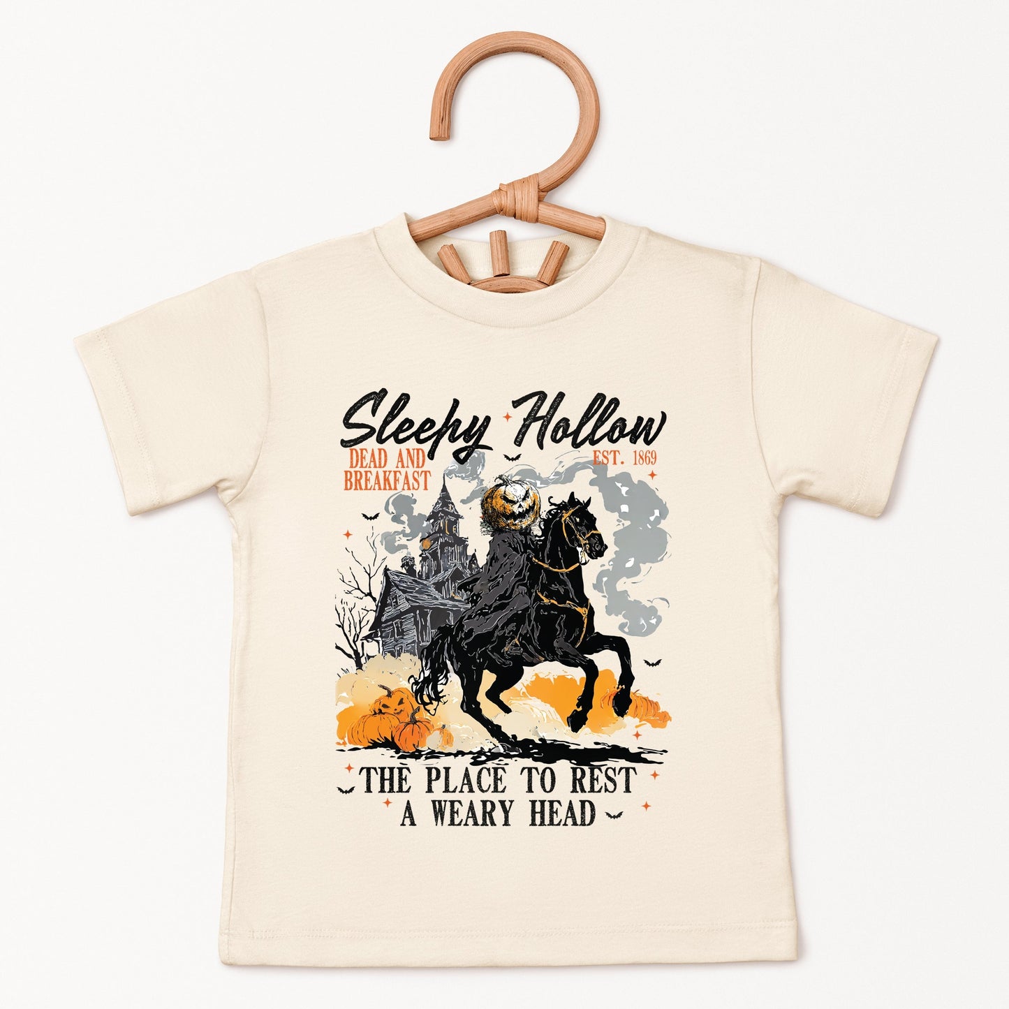 Sleepy Hollow Dead and Breakfast - Toddler Short Sleeve Graphic T-Shirt