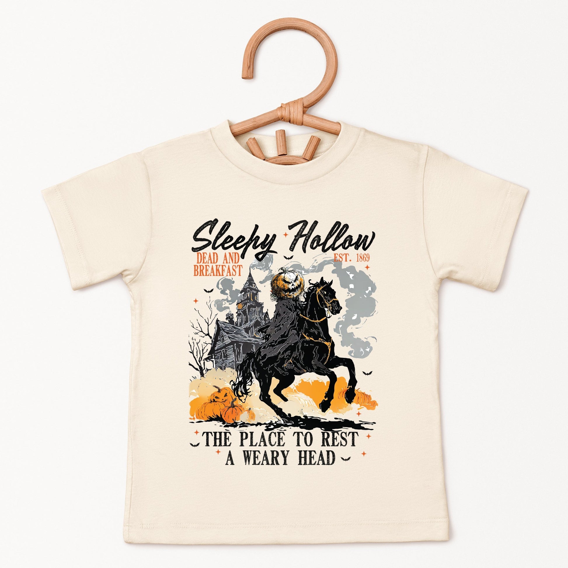 Sleepy Hollow Dead and Breakfast - Toddler Short Sleeve Graphic T-Shirt