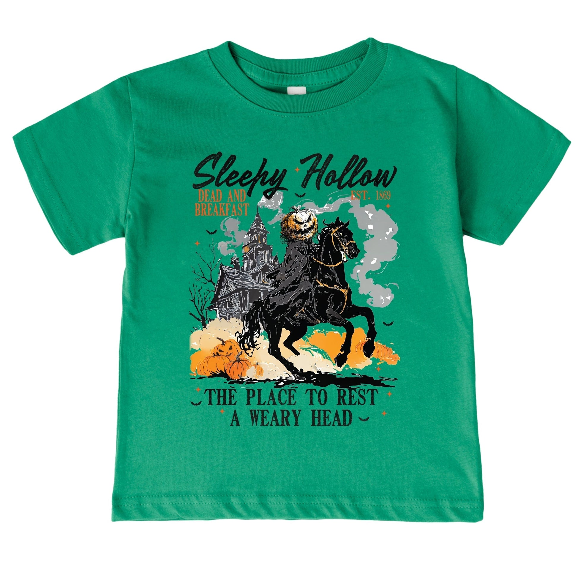 Sleepy Hollow Dead and Breakfast - Toddler Short Sleeve Graphic T-Shirt