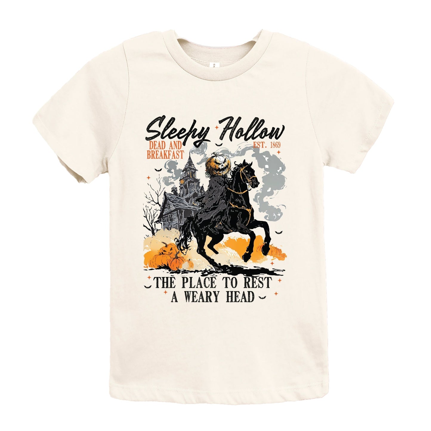 Sleepy Hollow Dead and Breakfast - Toddler Short Sleeve Graphic T-Shirt