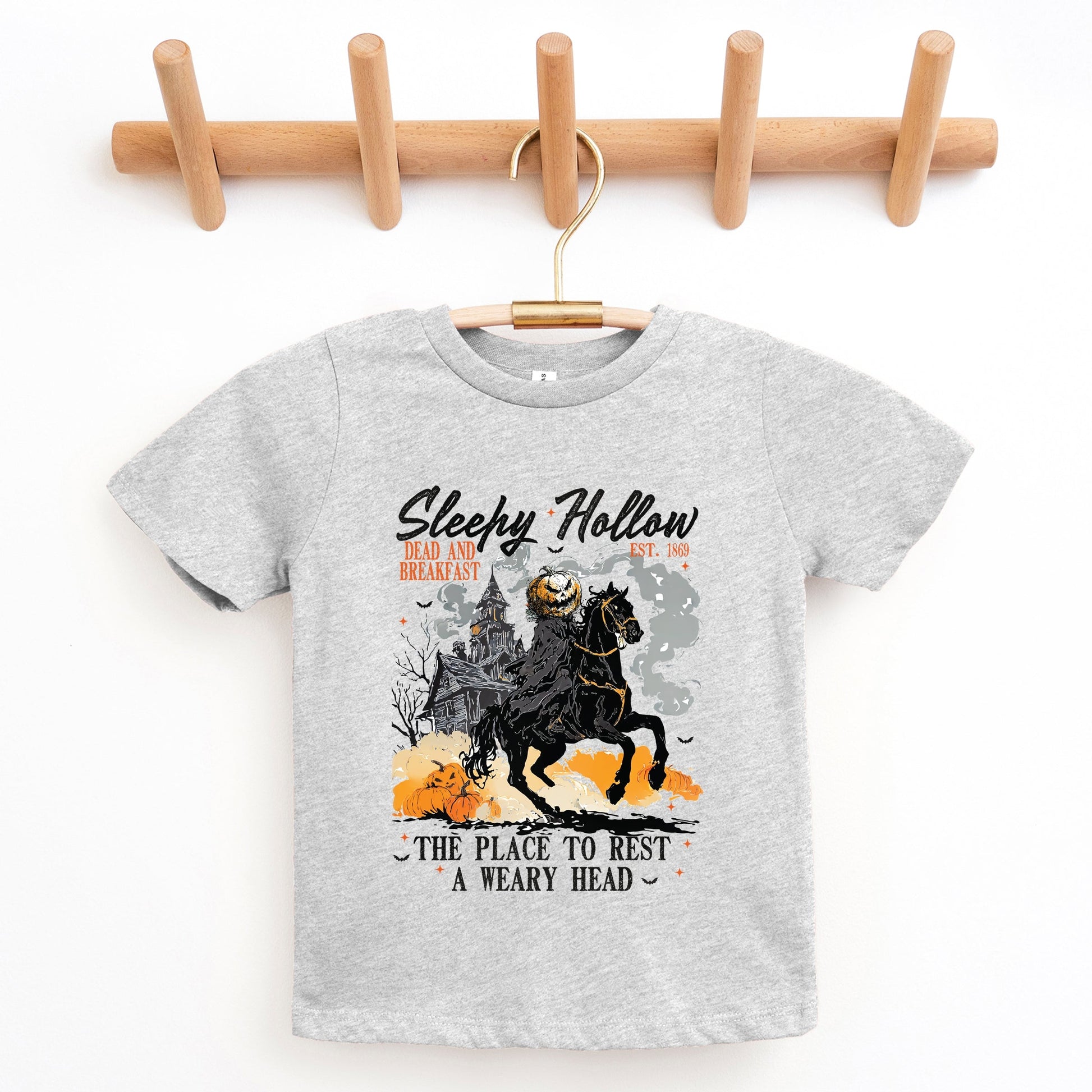 Sleepy Hollow Dead and Breakfast - Toddler Short Sleeve Graphic T-Shirt