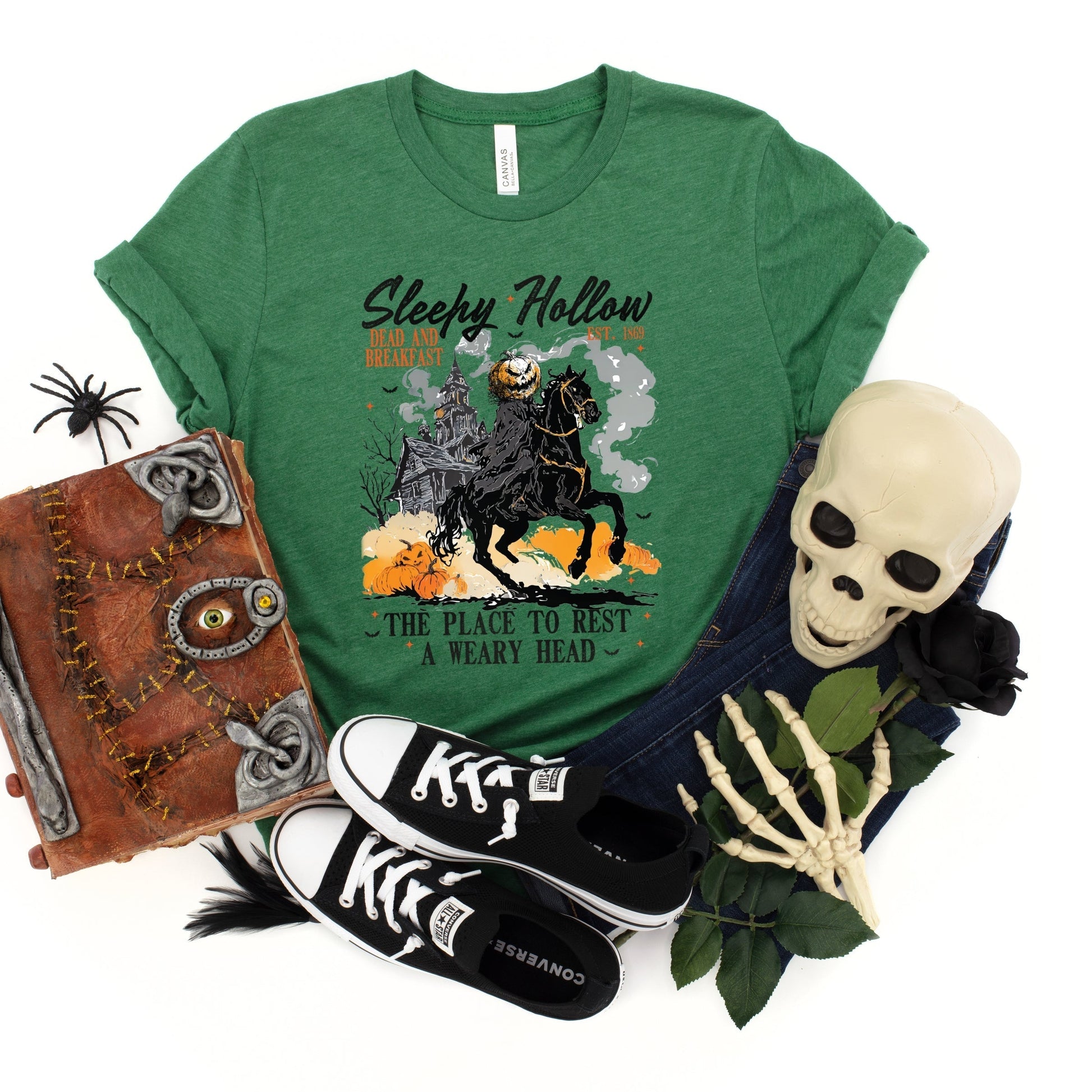Sleepy Hollow Dead and Breakfast - Toddler Short Sleeve Graphic T-Shirt