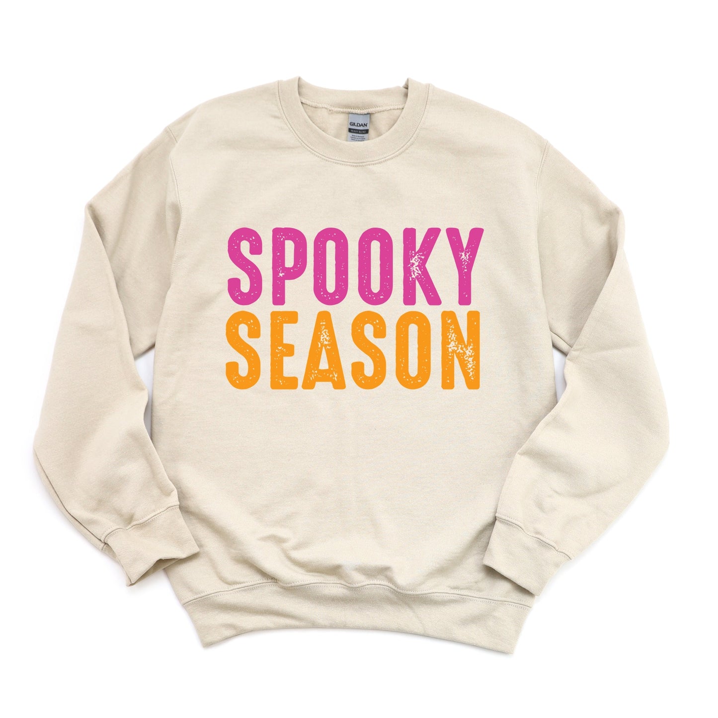 Spooky Season Bright Distressed - Women's Graphic Sweatshirt