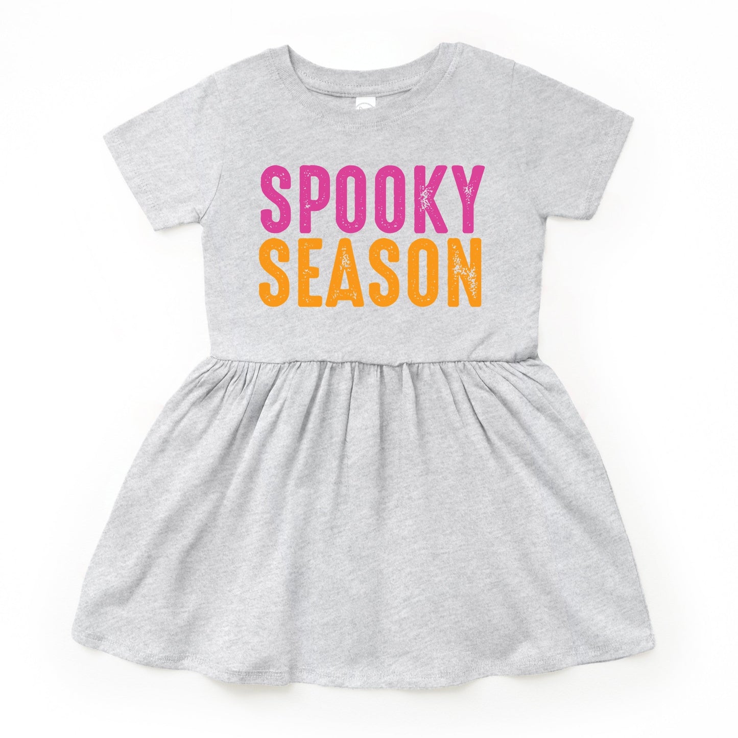 Spooky Season Bright Distressed - Toddler Graphic Dress and Infant Dress