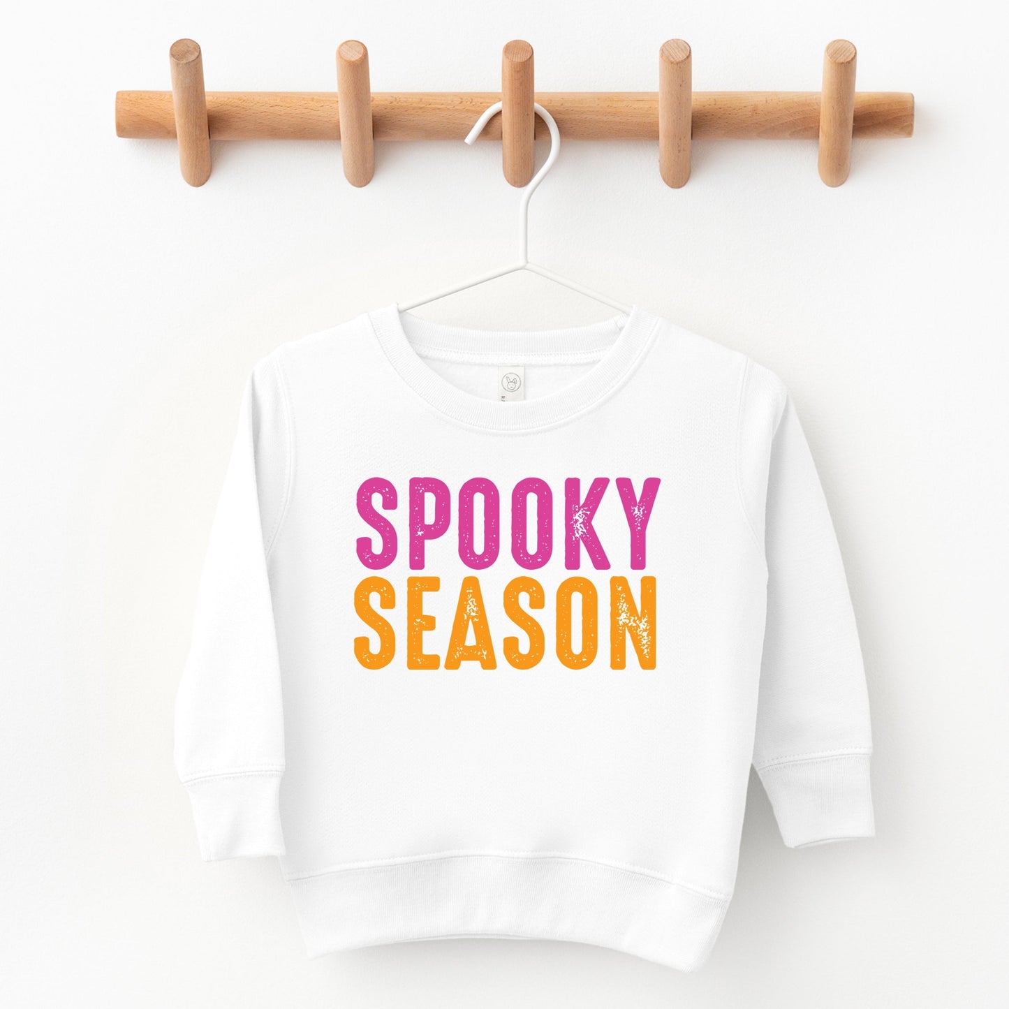 Spooky Season Bright Distressed - Toddler Graphic Sweatshirt and Youth Graphic Sweatshirt